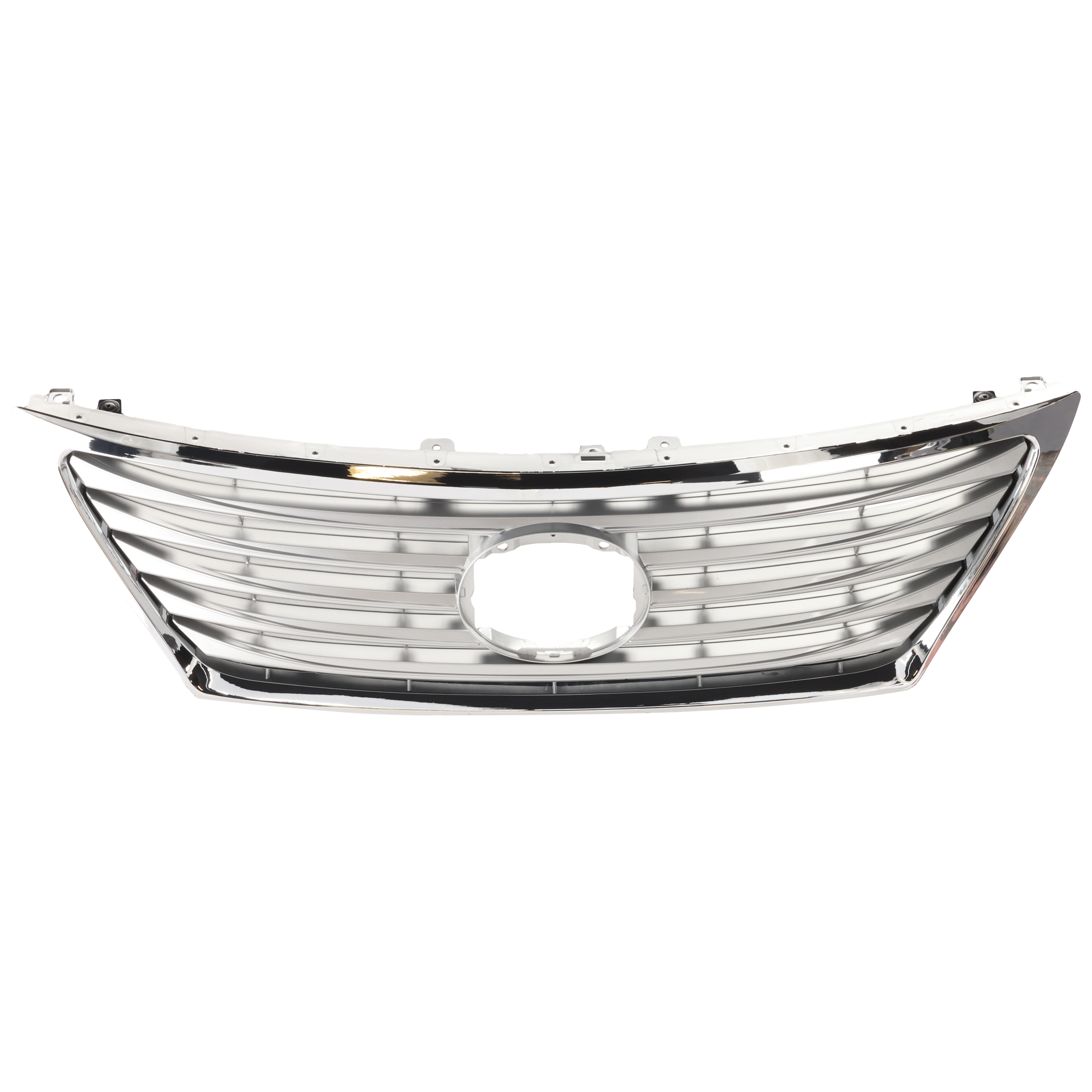 AM LS460-10-12 GRILLE Chrome Shell Painted Gray Insert w o Pre Collision System SKU REPL070119 Partslink LX1200136 OEM 5310050900