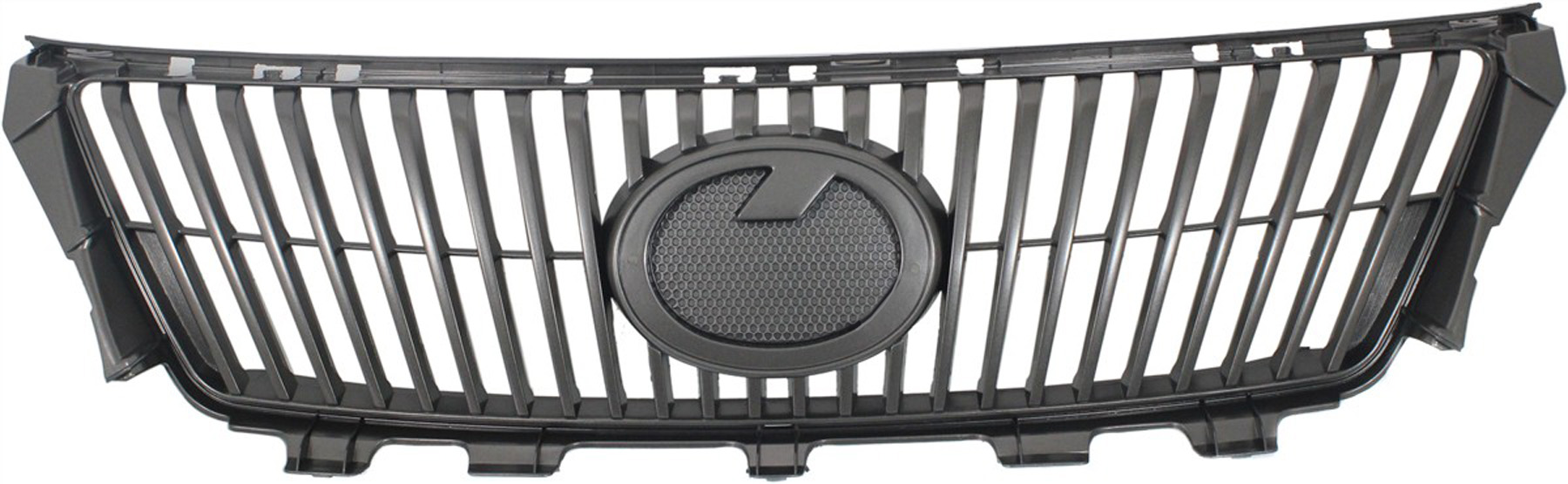 AM IS250 IS350-09-10 GRILLE Painted Gray Shell and Insert w o Pre Collision System Exc. C Model SKU REPL070122 Partslink LX1200135 OEM 5311253070
