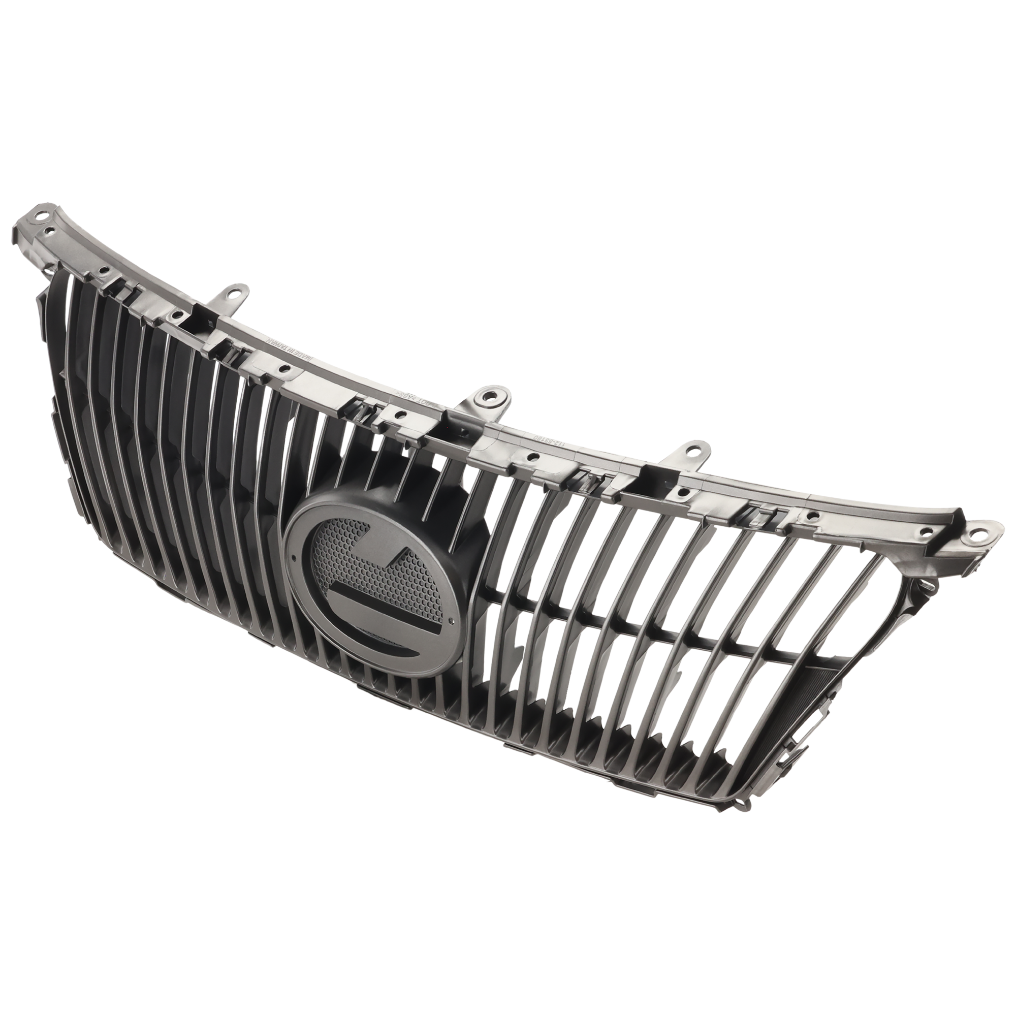 AM IS250 IS350-11-13 GRILLE Painted Gray Shell and Insert w o Sport Pkg Exc. C Model SKU REPL070127 Partslink LX1200140 OEM 5311253900