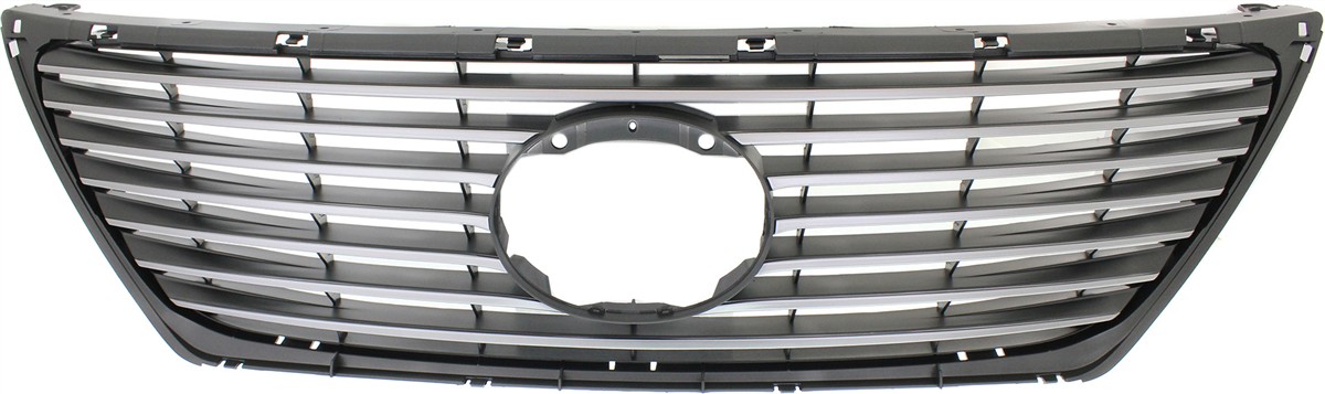 AM LS460-07-09 LS600H 08-09 GRILLE Primed Dark Gray Shell and Insert LS460 w Pre Collision System SKU REPL070129P Partslink LX1200132 OEM 5311250130