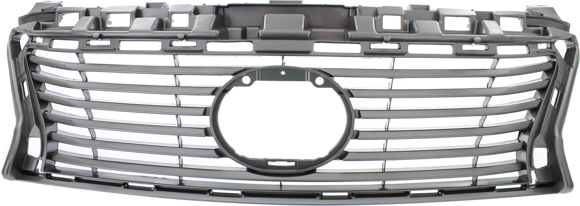 AM ES300H ES350-13-15 GRILLE Painted Silver Shell and Insert w o Crafted Line Edition CAPA SKU REPL070132PQ Partslink LX1200146C OEM 5311133440