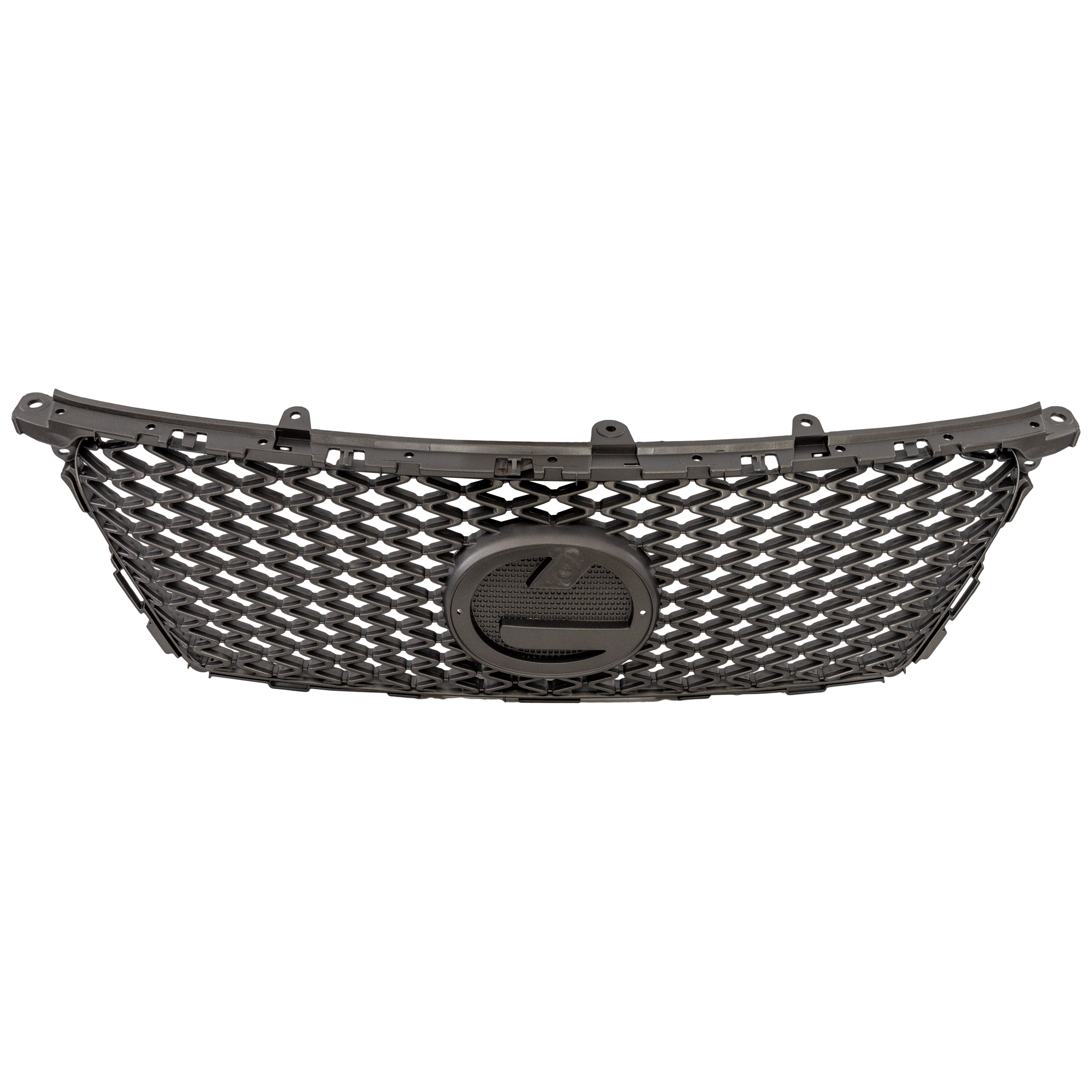 AM IS250 IS350-11-15 GRILLE Gray Shell and Insert w Sport Pkg Base 11-13 C Model 13-15 w o Pre Collision Sys SKU REPL070134 Partslink LX1200148 OEM 5311253902