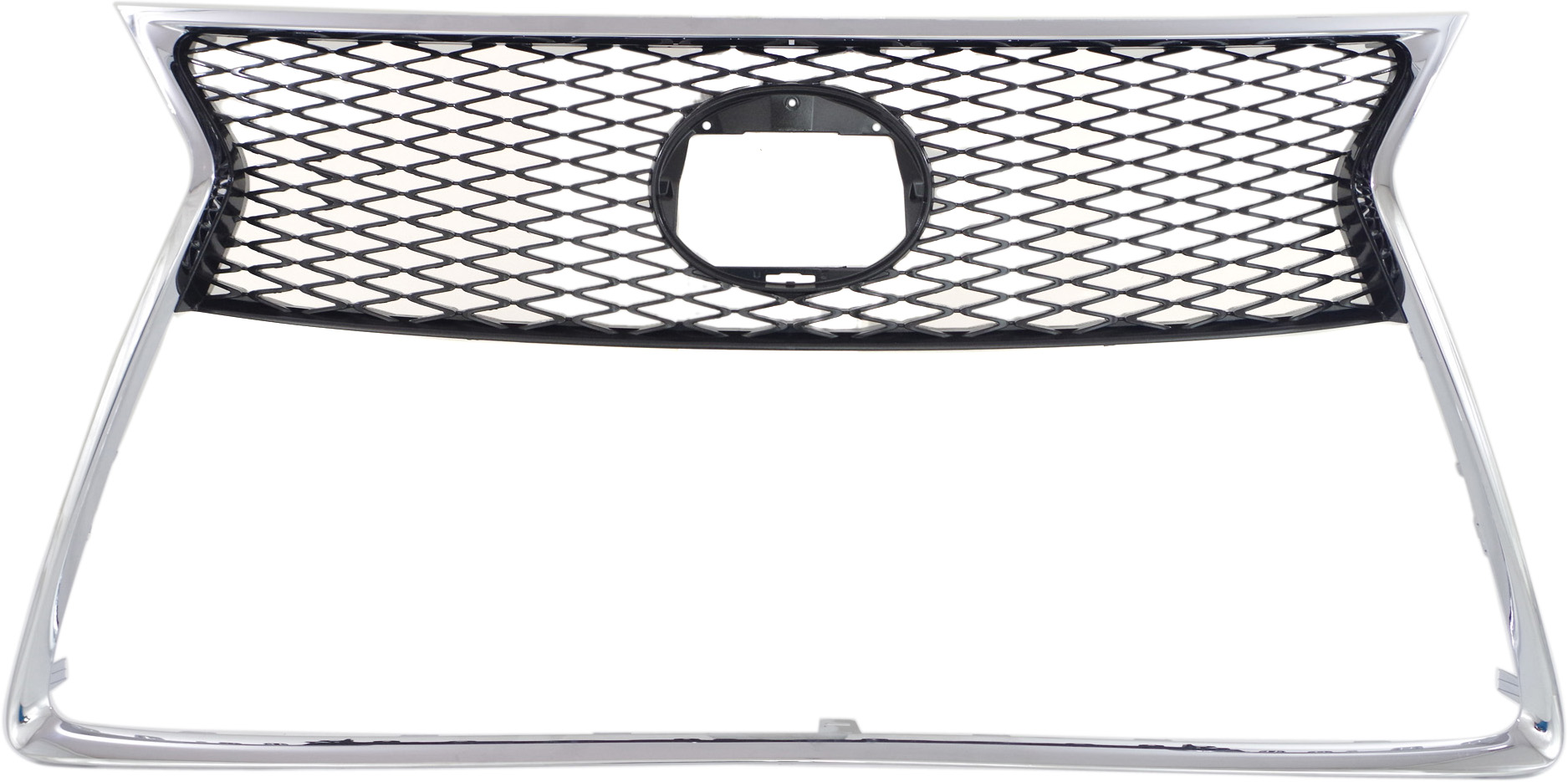 AM LS460-13-17 GRILLE Chrome Shell Black Insert w F Sport Pkg w o Crafted Line Edition SKU REPL070139 Partslink LX1200150 OEM 5310050550