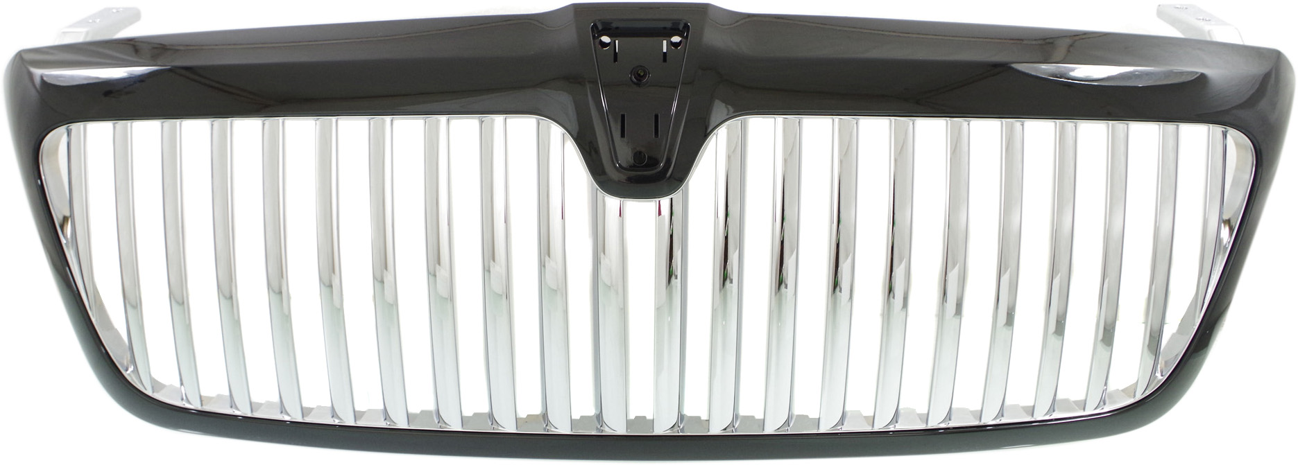 AM NAVIGATOR 04-06 GRILLE Black Shell w Chrome Insert w Monochromatic Pkg From 3-1-04 SKU REPL070141 Partslink FO1200555 OEM 4L7Z8200BAA