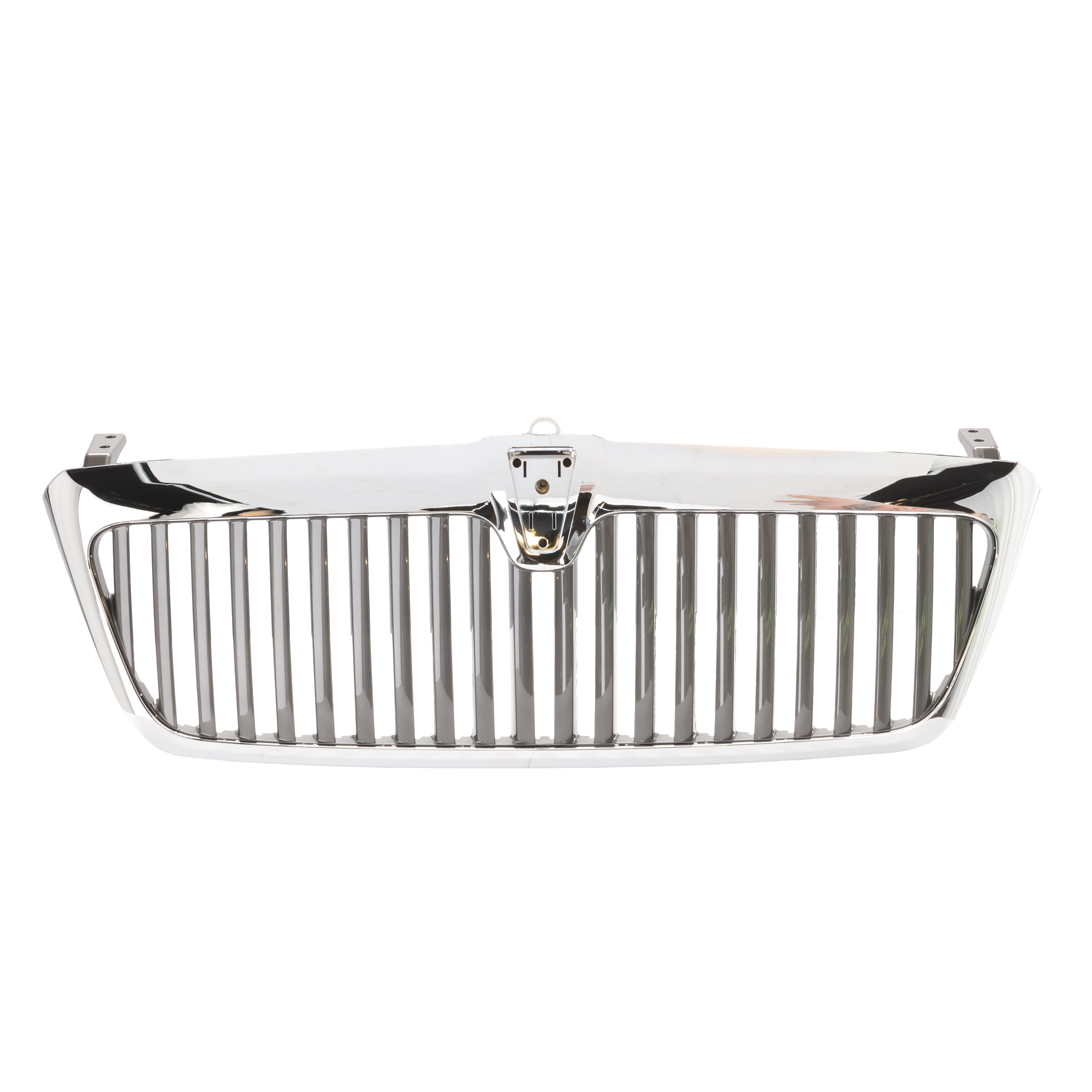 AM NAVIGATOR 03-06 GRILLE Chrome Shell Black Insert w o Monochromatic Pkg SKU REPL070142 Partslink FO1200554 OEM 2L7Z8200AAB 5L7Z8200AAA