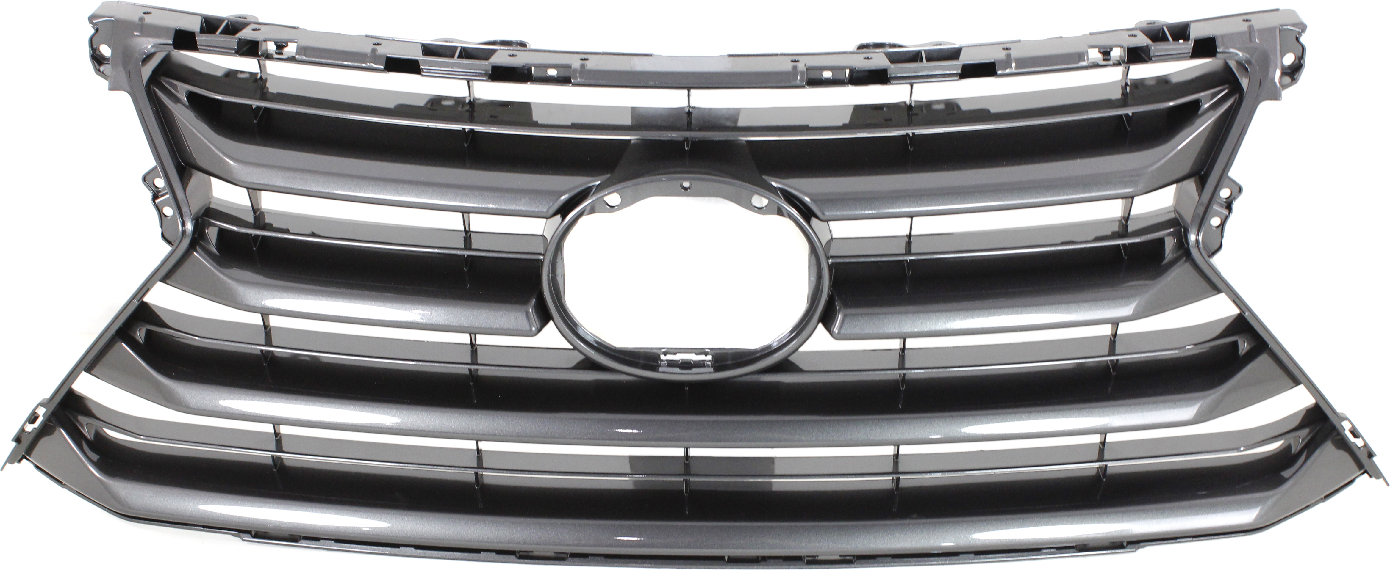 AM NX200T NX300H 15-17 GRILLE Painted Silver Shell and Insert NX200T w o F Sport Pkg SKU REPL070147 Partslink LX1200172 OEM 5311178010