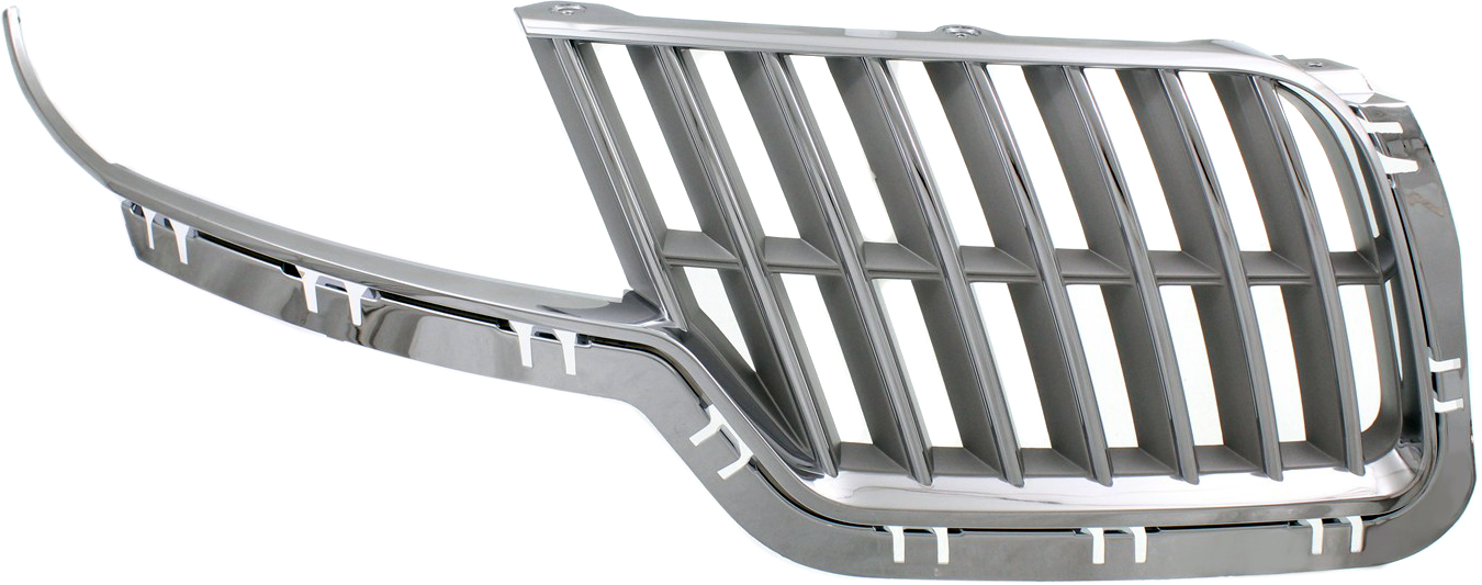 AM MKZ 10-12 GRILLE RH Chrome Shell Painted Gray Insert SKU REPL070301 Partslink FO1200545 OEM AH6Z8200A