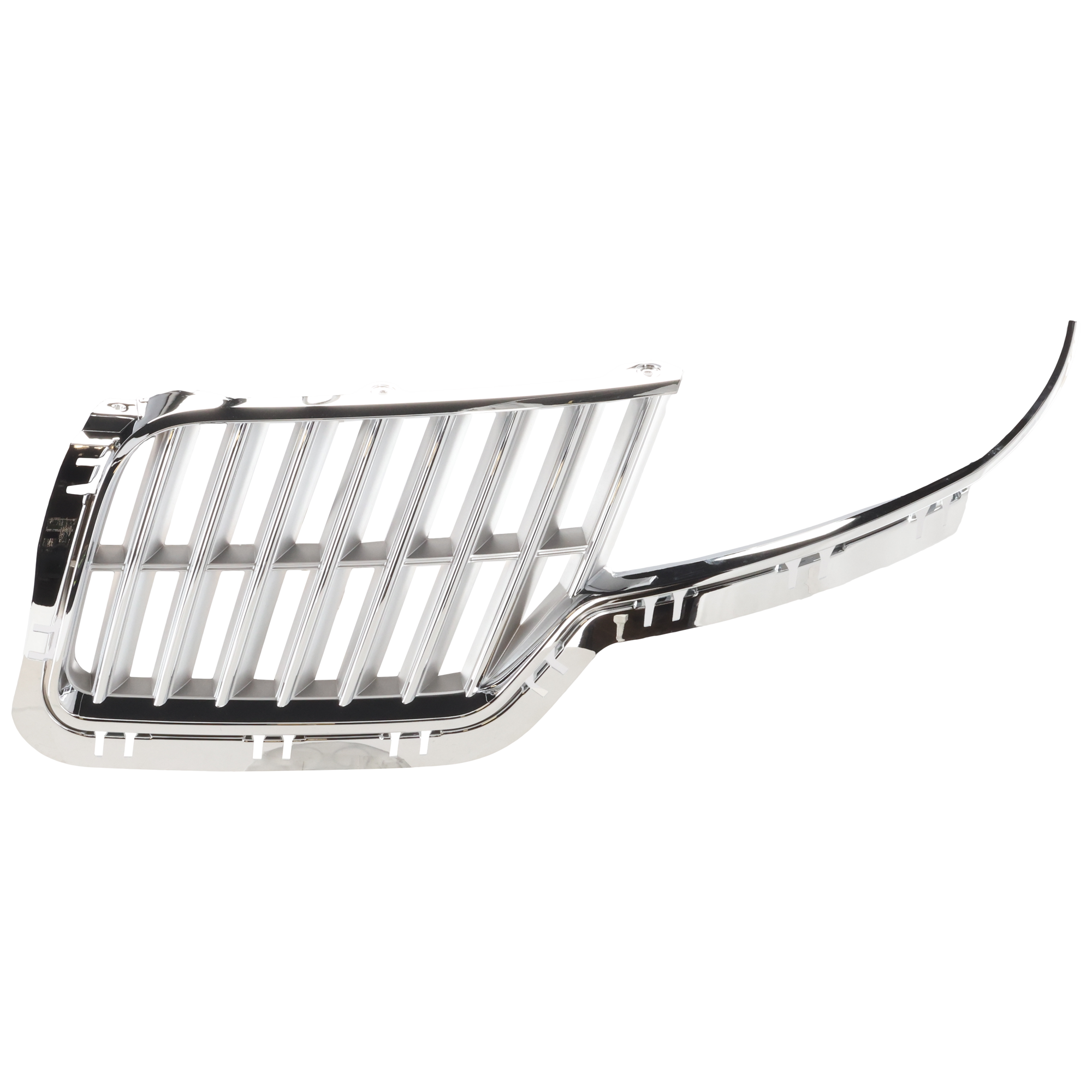 AM MKZ 10-12 GRILLE LH Chrome Shell Painted Gray Insert SKU REPL070302 Partslink FO1200544 OEM AH6Z8200B