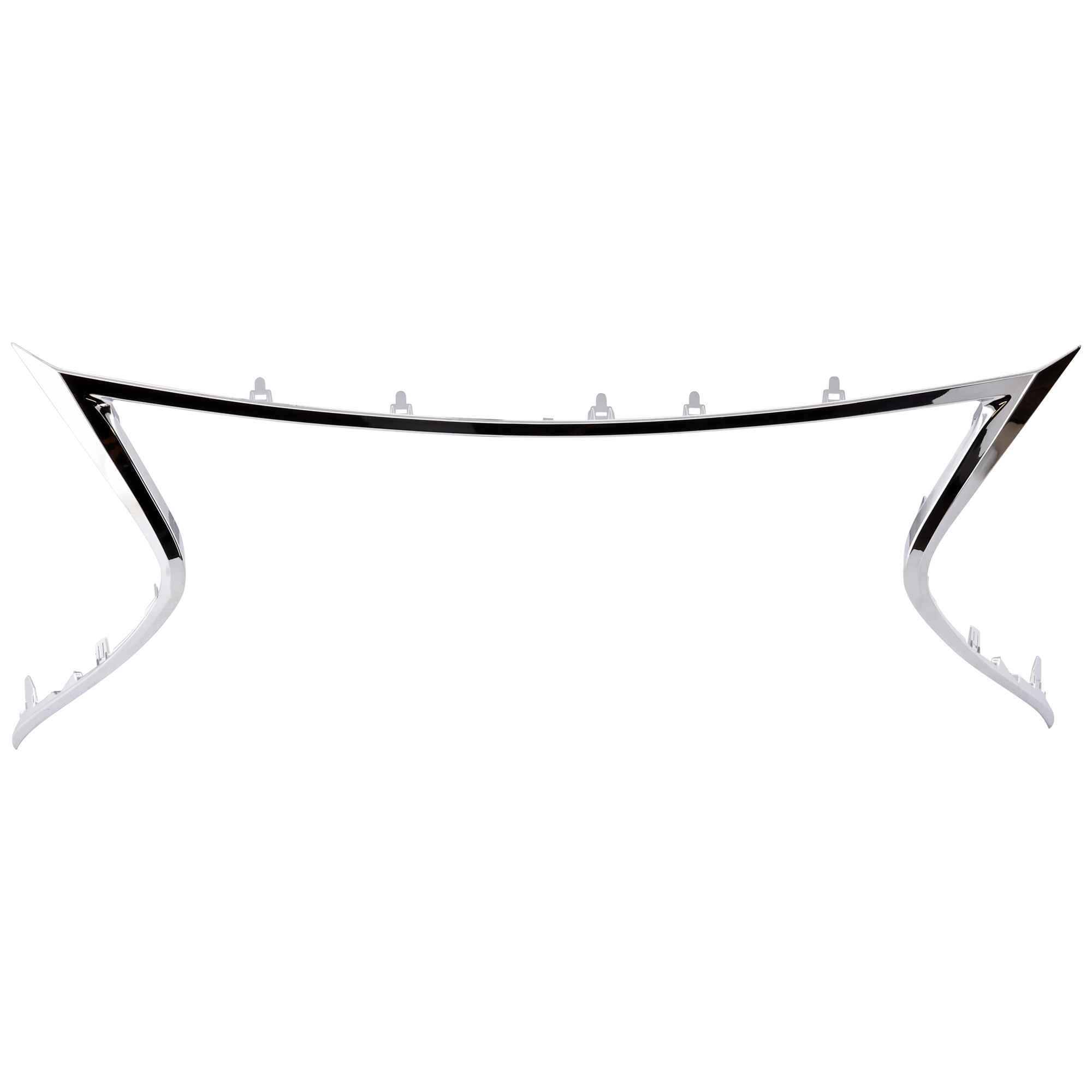 AM IS250-14-15 IS350-14-16 GRILLE MOLDING CENTER Chrome F Sport Models SKU REPL070711 Partslink LX1202105 OEM 5271153061