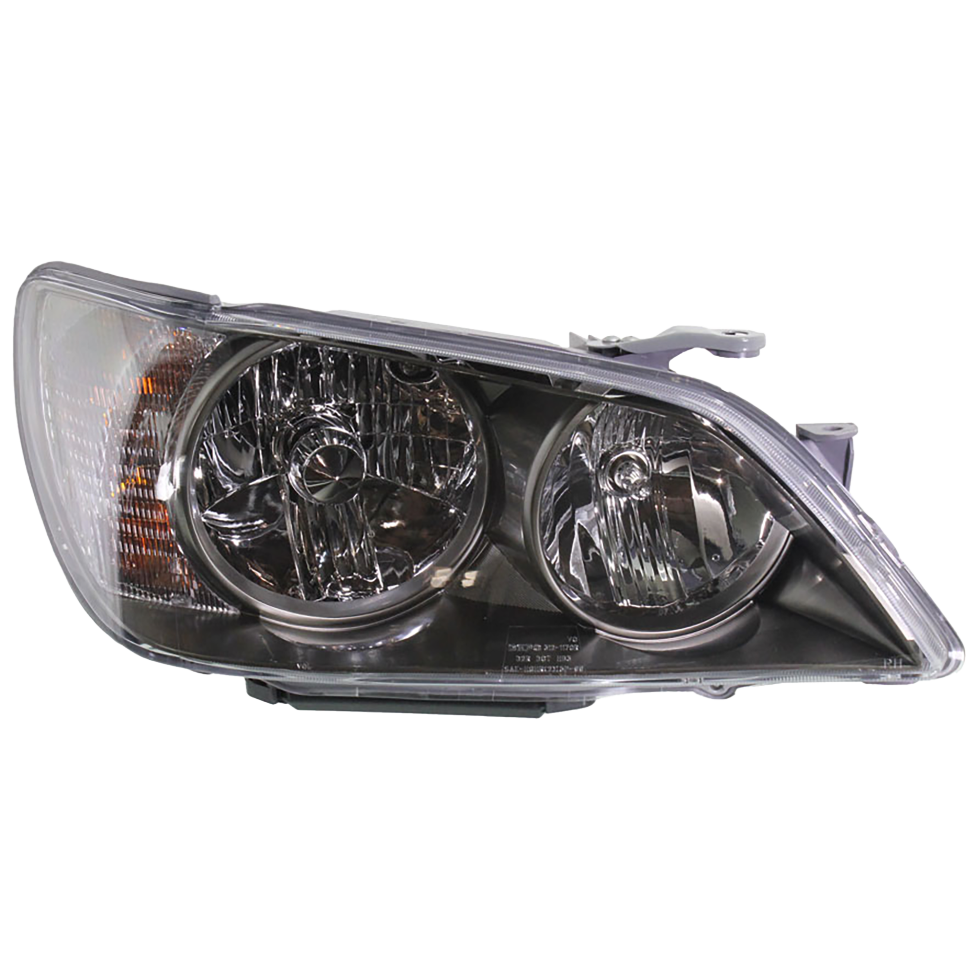 AM IS300-04-05 HEAD LAMP RH Assembly HID Xenon w HID Kit Special Design w Sport Package Black SKU REPL100107 Partslink LX2503143 OEM 8111053200