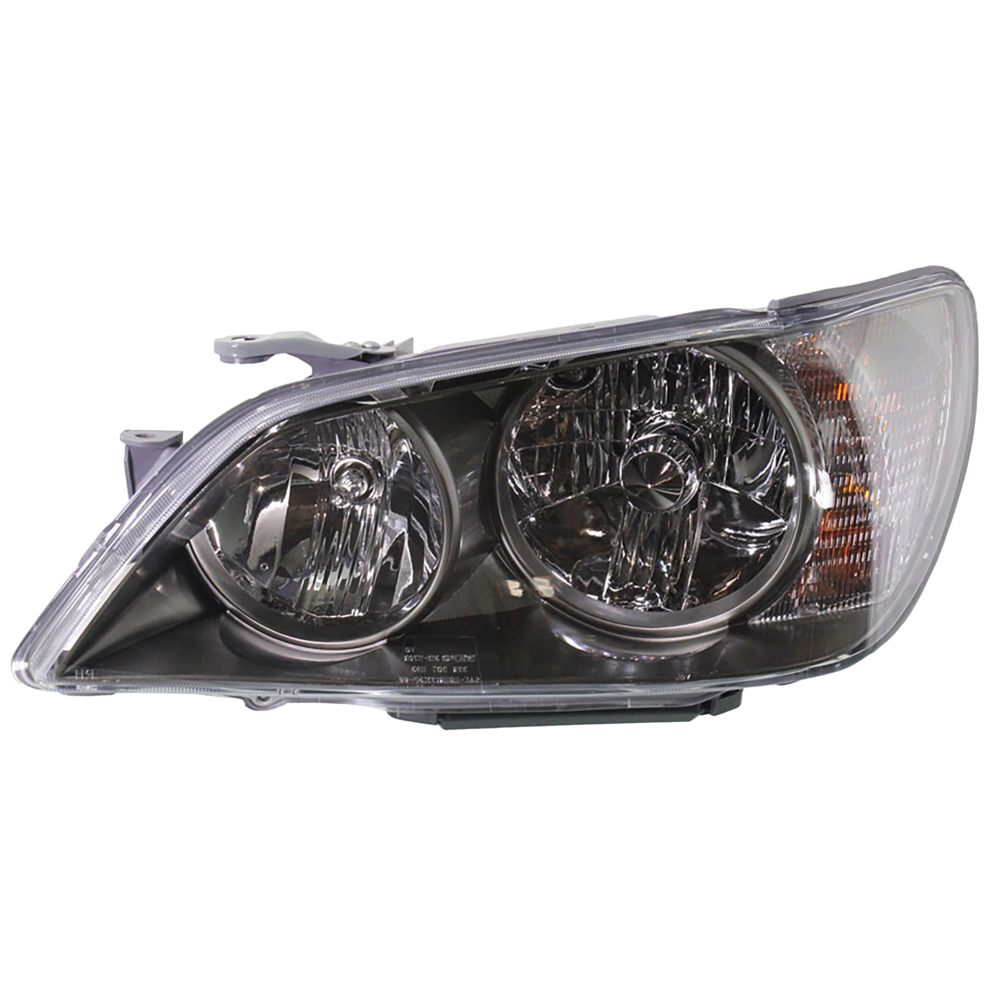 AM IS300-04-05 HEAD LAMP LH Assembly HID Xenon w HID Kit Special Design w Sport Package Black SKU REPL100108 Partslink LX2502143 OEM 8115053200