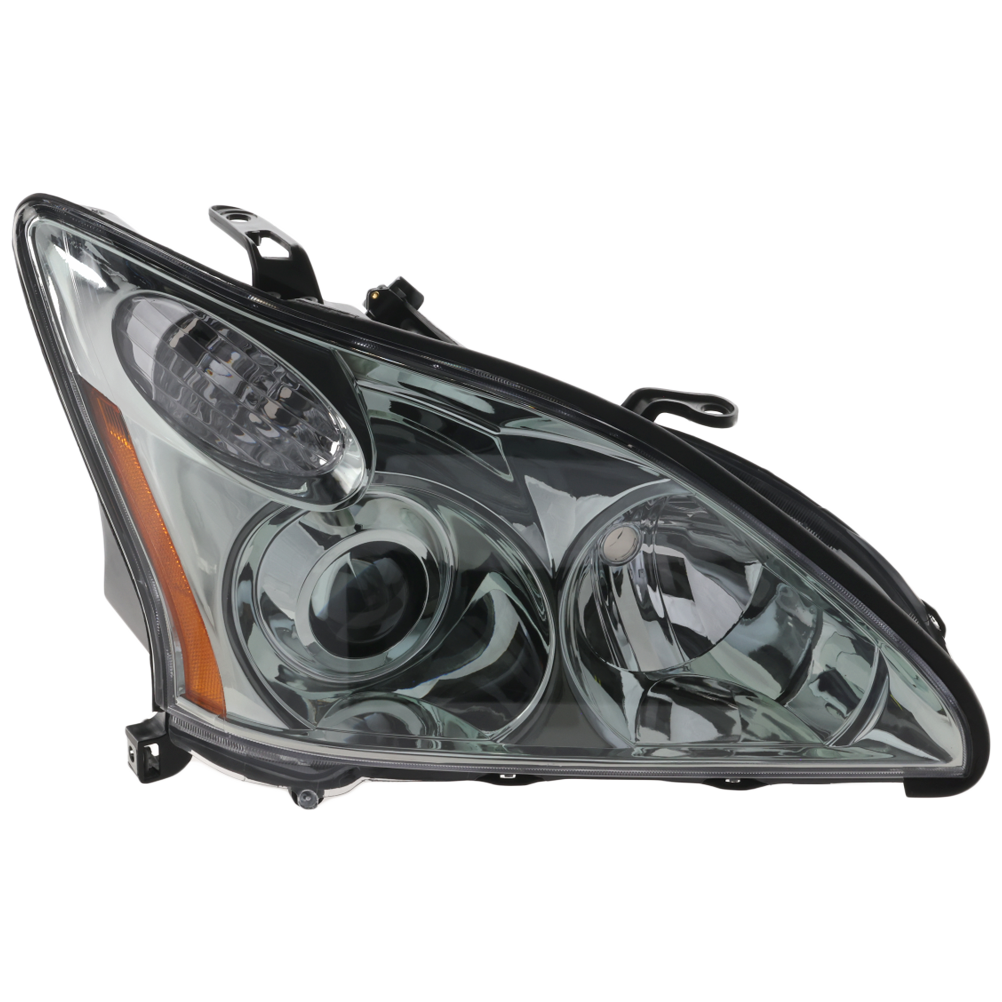 AM RX330-04-06 HEAD LAMP RH Lens and Housing HID Xenon w o HID Kit w o Adaptive Front Lighting System Japan Built SKU REPL100113 Partslink LX2503122 OEM 8114548210