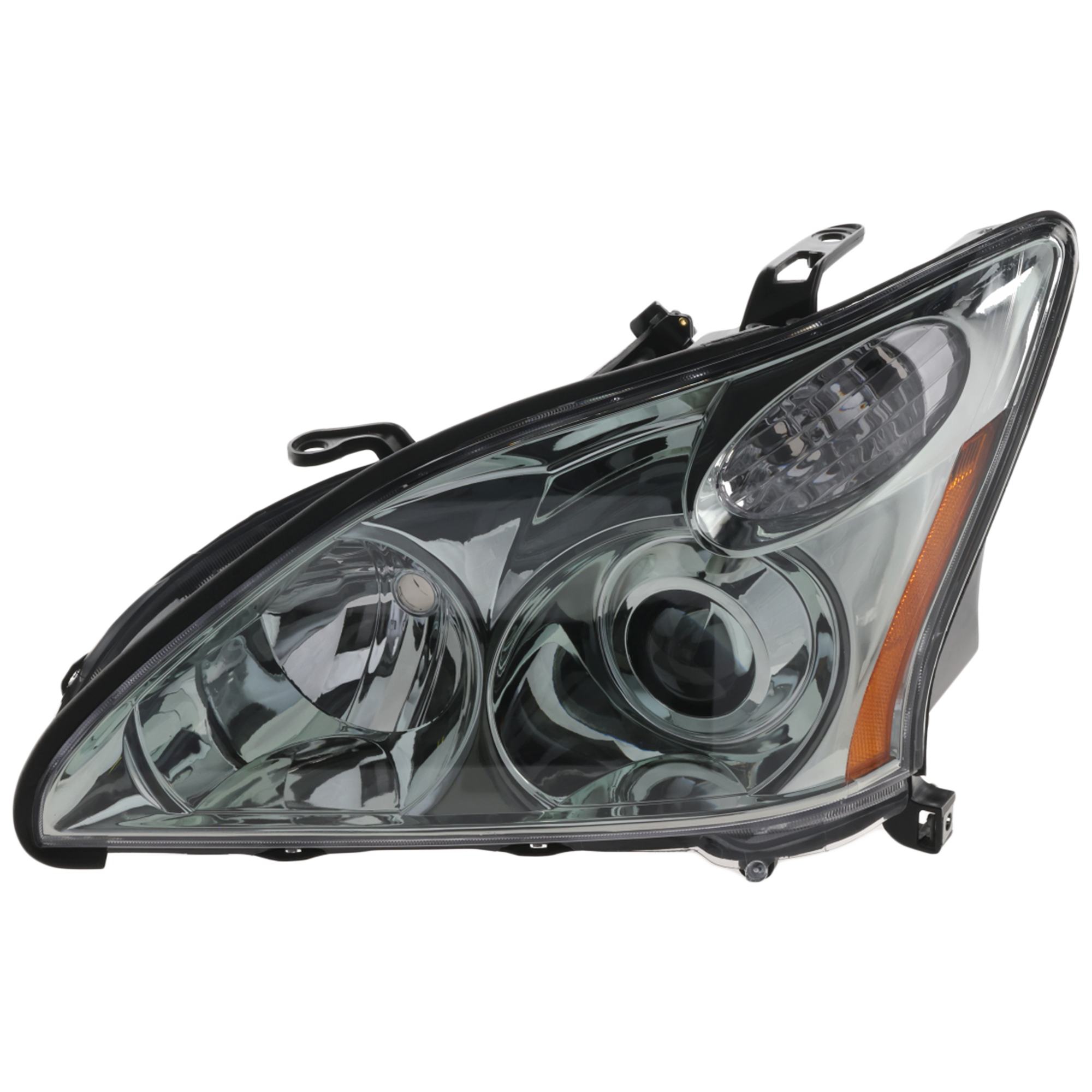 AM RX330-04-06 HEAD LAMP LH Lens and Housing HID Xenon w o HID Kit w o Adaptive Front Lighting System Japan Built SKU REPL100114 Partslink LX2502122 OEM 8118548210