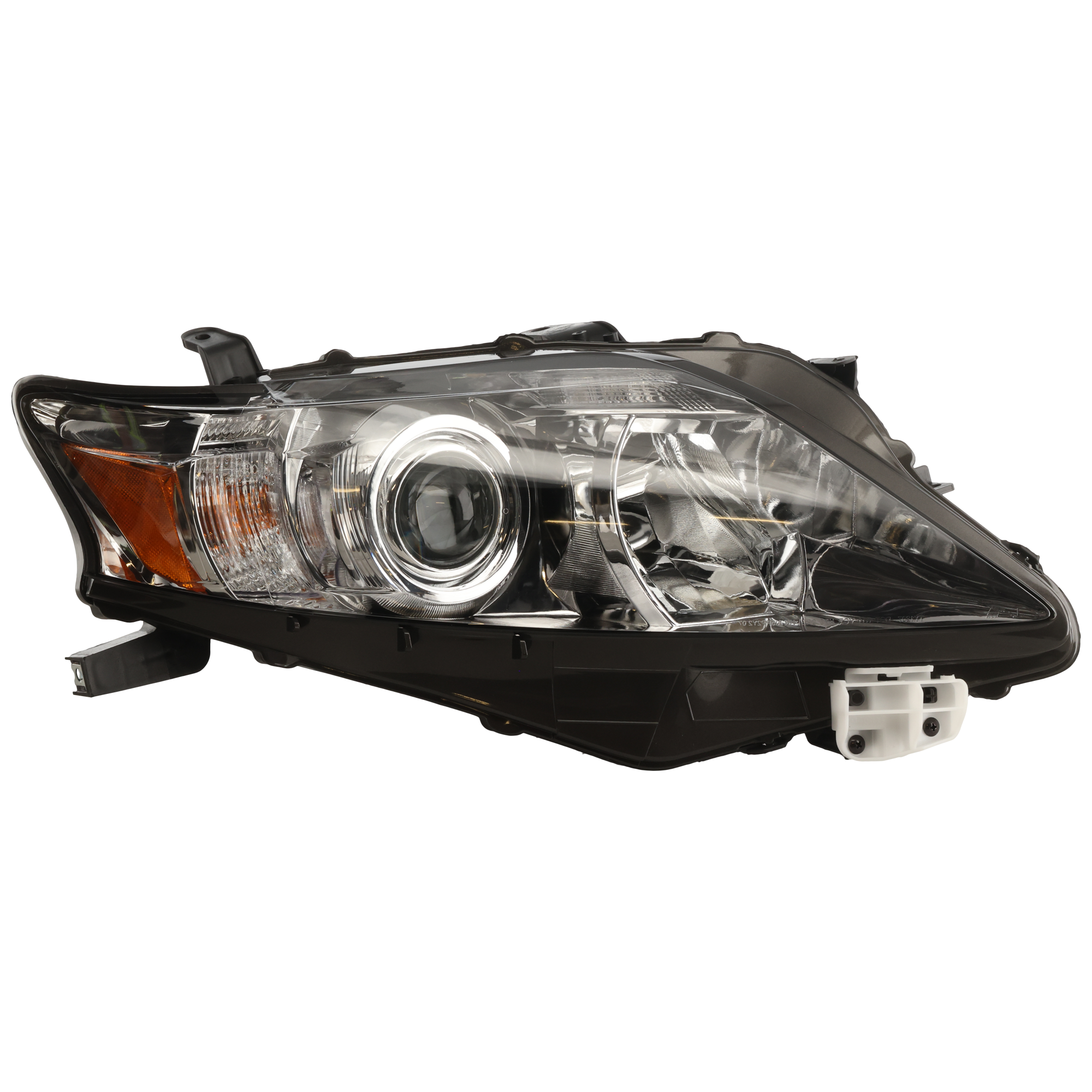 AM RX350-10-12 HEAD LAMP RH Assembly Halogen Canada Built Vehicle Chrome Interior CAPA SKU REPL100119Q Partslink LX2503147C OEM 811100E050-811100E170