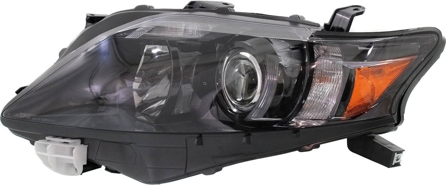 AM RX350-10-12 HEAD LAMP LH Assembly Halogen Canada Built Vehicle Black Interior SKU REPL100138 Partslink LX2502155 OEM 811500E170-811500E050 PFM