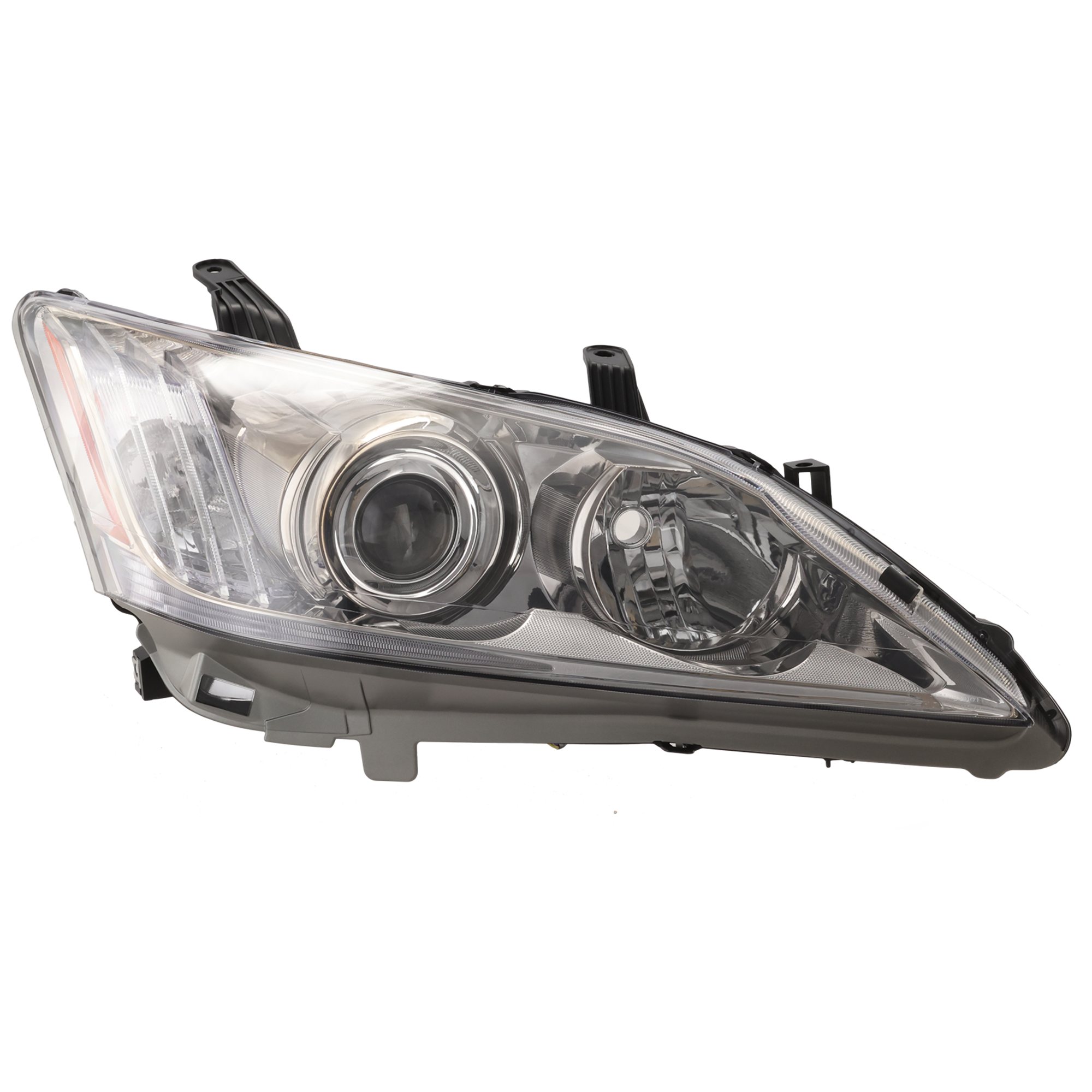 AM ES350-10-11 HEAD LAMP RH Lens and Housing Halogen SKU REPL100317 Partslink LX2519116 OEM 8113033740