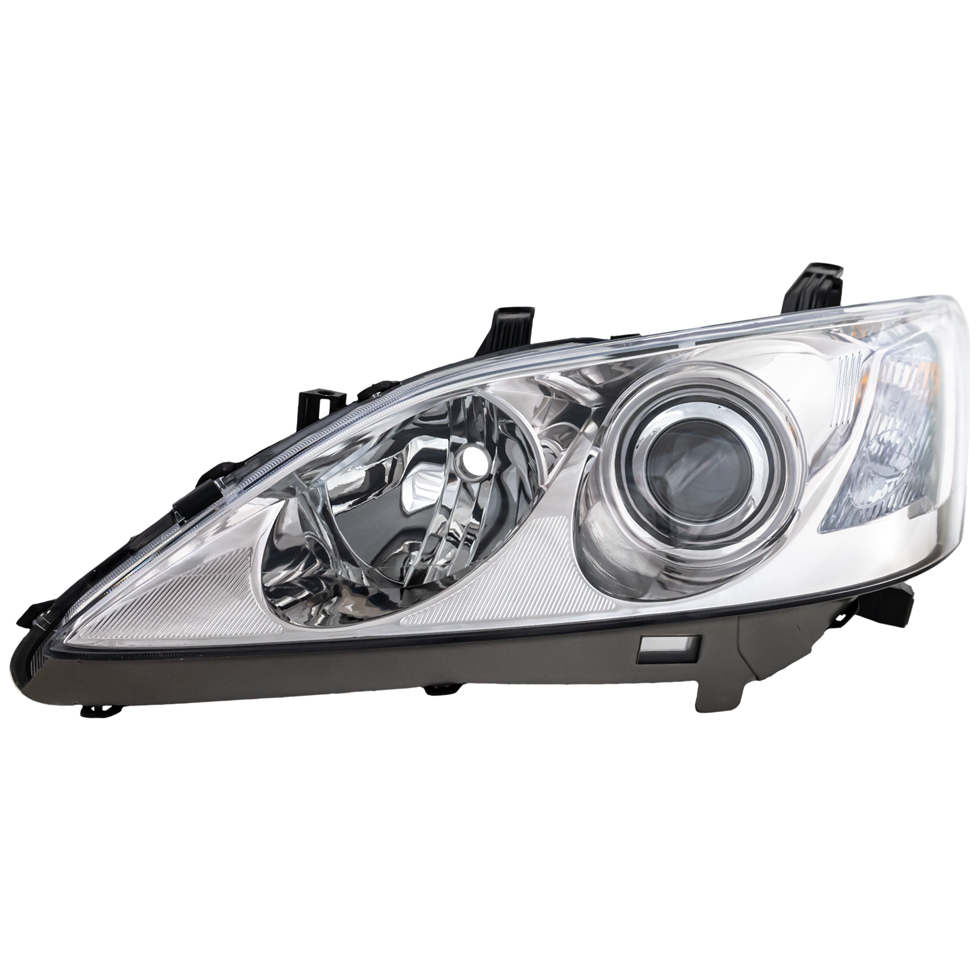 AM ES350-07-09 HEAD LAMP LH Lens and Housing HID Xenon w o HID Kit SKU REPL100364 Partslink LX2502142 OEM 8118533680