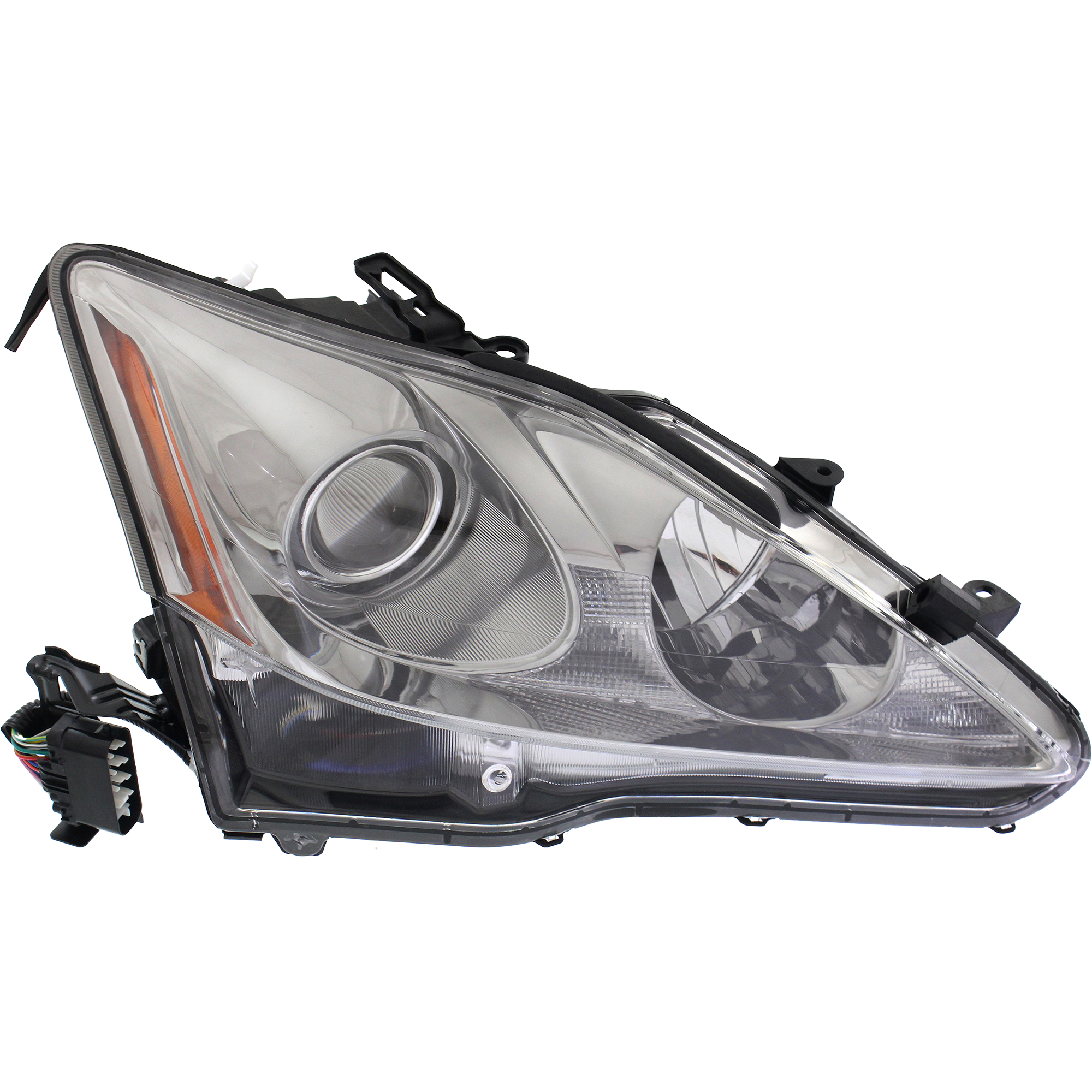 AM IS250 IS350-09-10 HEAD LAMP RH Lens and Housing HID Xenon w o HID Kit Exc. C Model SKU REPL100379 Partslink LX2519124 OEM 8114053390