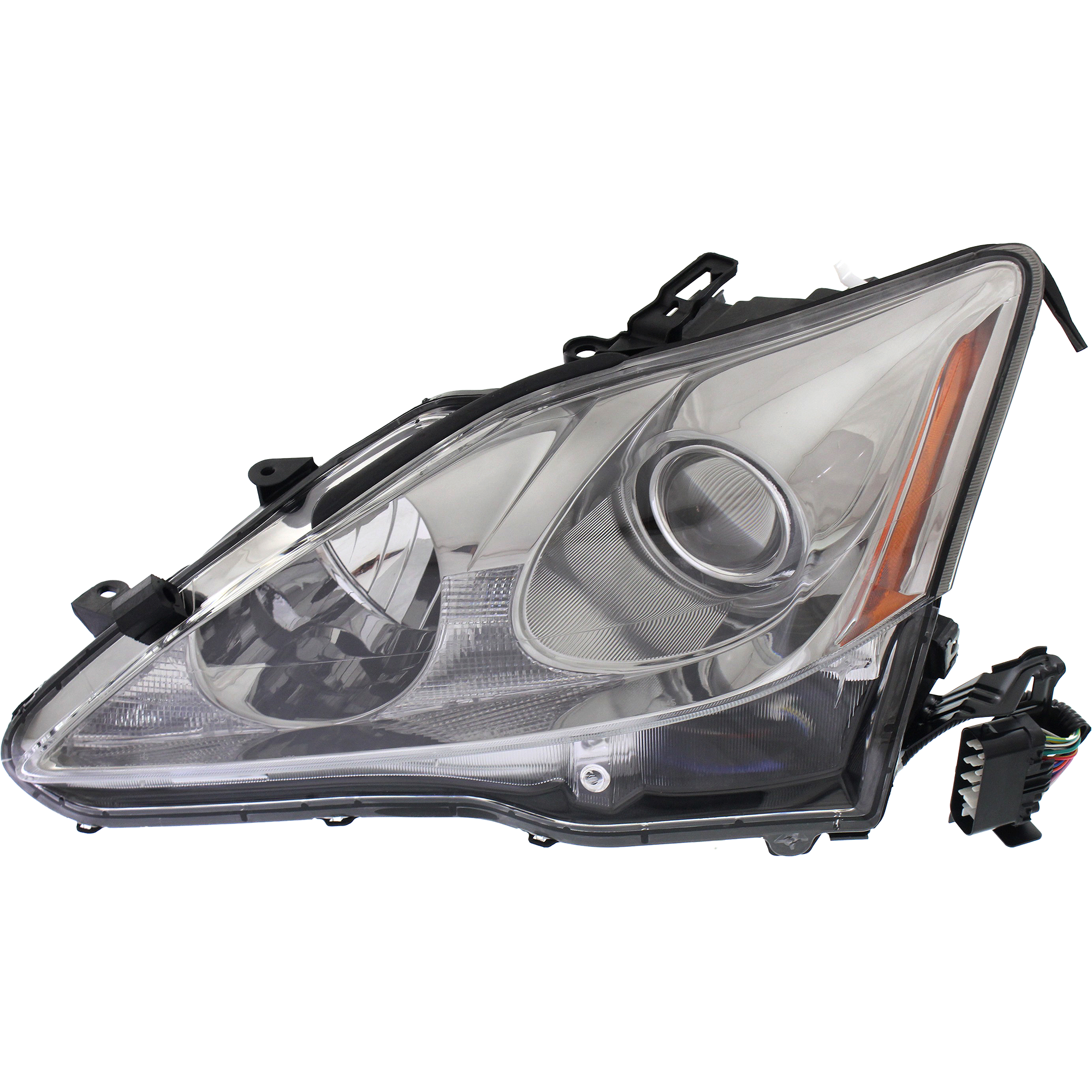 AM IS250 IS350-09-10 HEAD LAMP LH Lens and Housing HID Xenon w o HID Kit Exc. C Model SKU REPL100380 Partslink LX2518124 OEM 8107053390