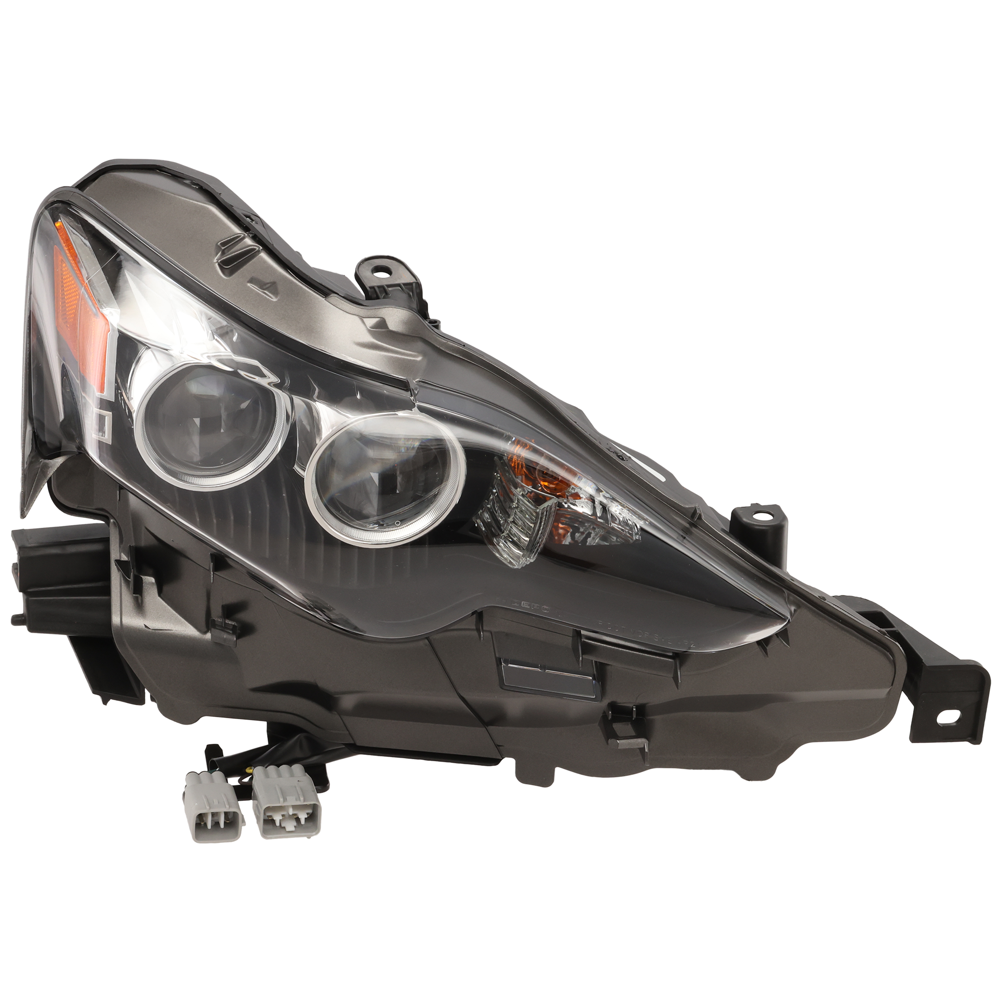 AM IS250 IS350-14-16 HEAD LAMP RH Assembly LED Exc. Base and C Model SKU REPL100395 Partslink LX2519141 OEM 8114553751