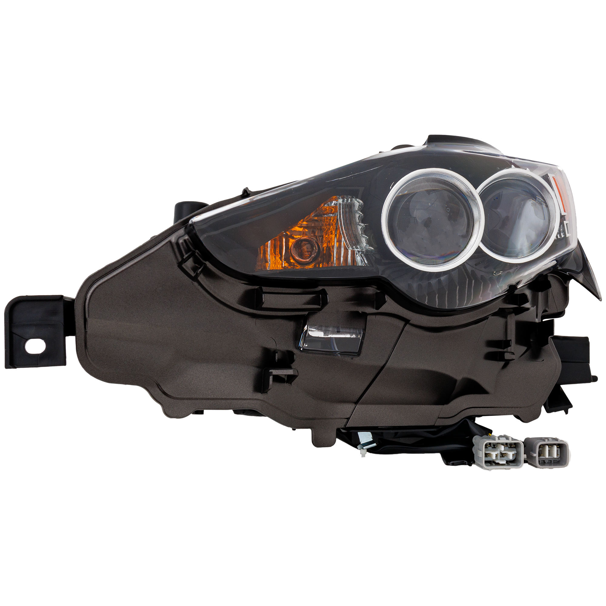 AM IS250 IS350-14-16 HEAD LAMP LH Assembly LED Exc. Base and C Model CAPA SKU REPL100396Q Partslink LX2518141C OEM 8118553751