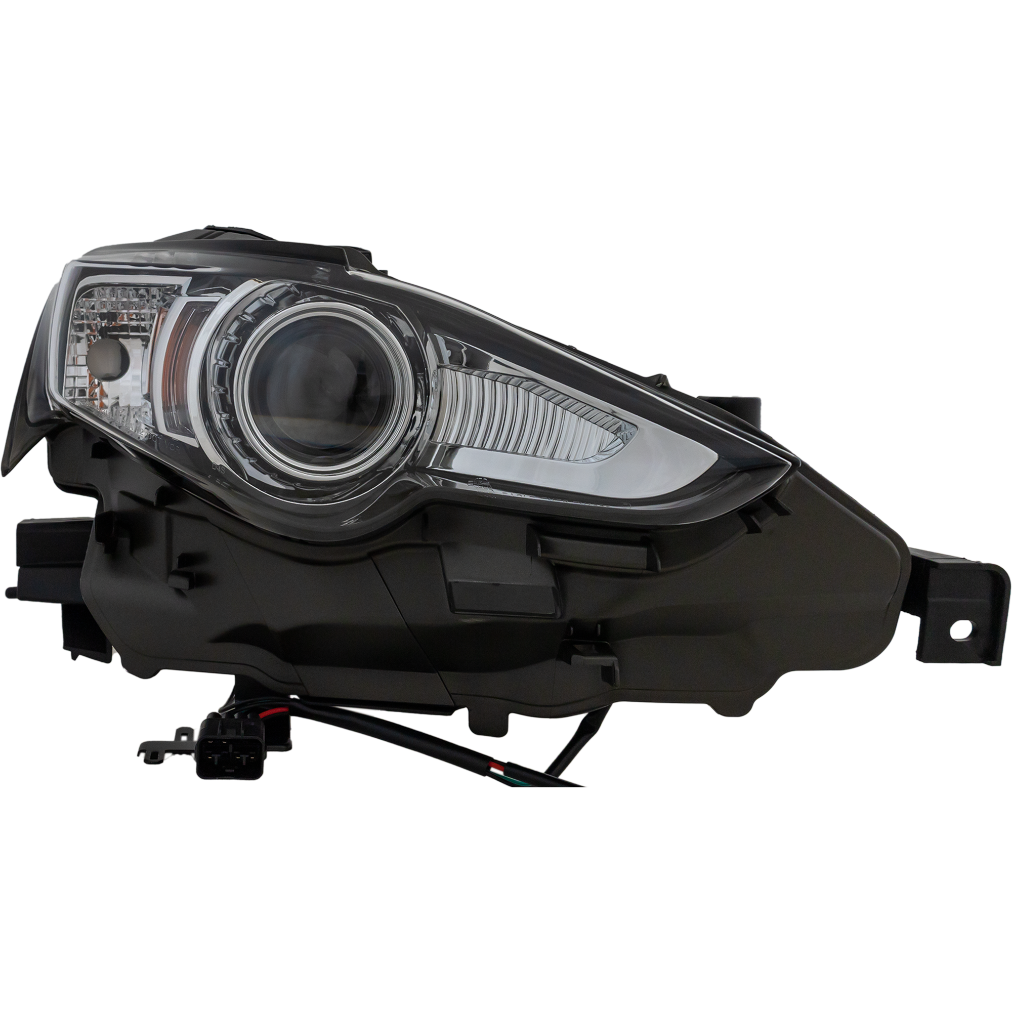 AM IS250 IS350-14-16 HEAD LAMP RH Lens and Housing HID Xenon w o HID Kit Exc. F Sport C Models SKU REPL100397 OEM 8114553721 PFM