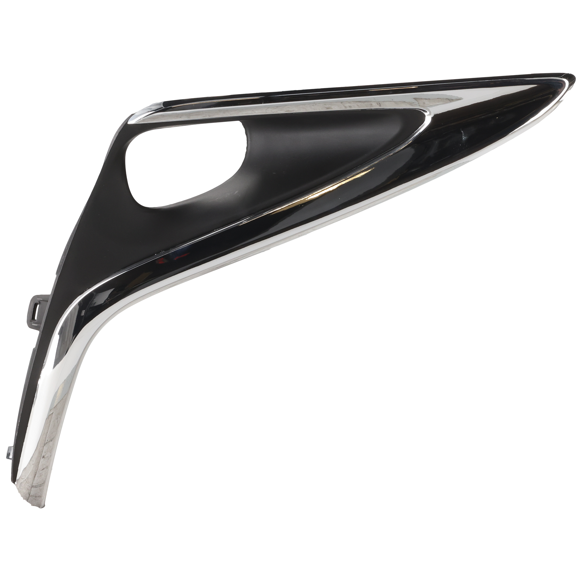 AM ES300H ES350-16-18 FRONT FOG LAMP MOLDING RH Textured Black ES350 Japan North America Built SKU REPL108207 Partslink LX1039115 OEM 8148106070