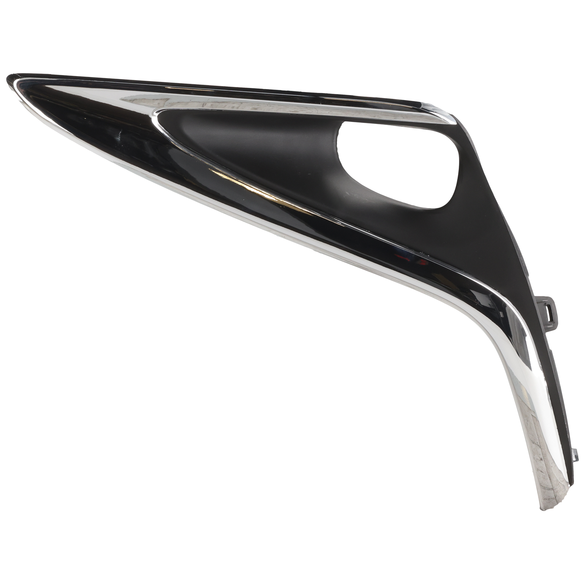 AM ES300H ES350-16-18 FRONT FOG LAMP MOLDING LH Textured Black ES350 Japan North America Built SKU REPL108208 Partslink LX1038115 OEM 8148206070