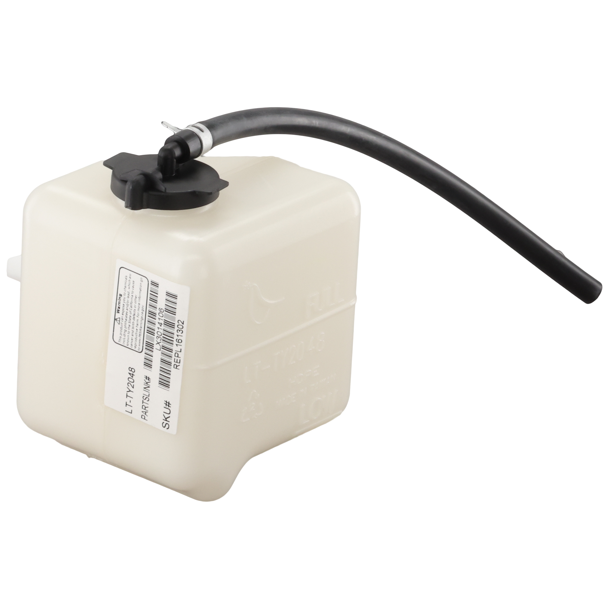 AM GS300-06-06 GS350-07-11 COOLANT TANK w Cap and Hose SKU REPL161302 Partslink LX3014106 OEM 1647031030