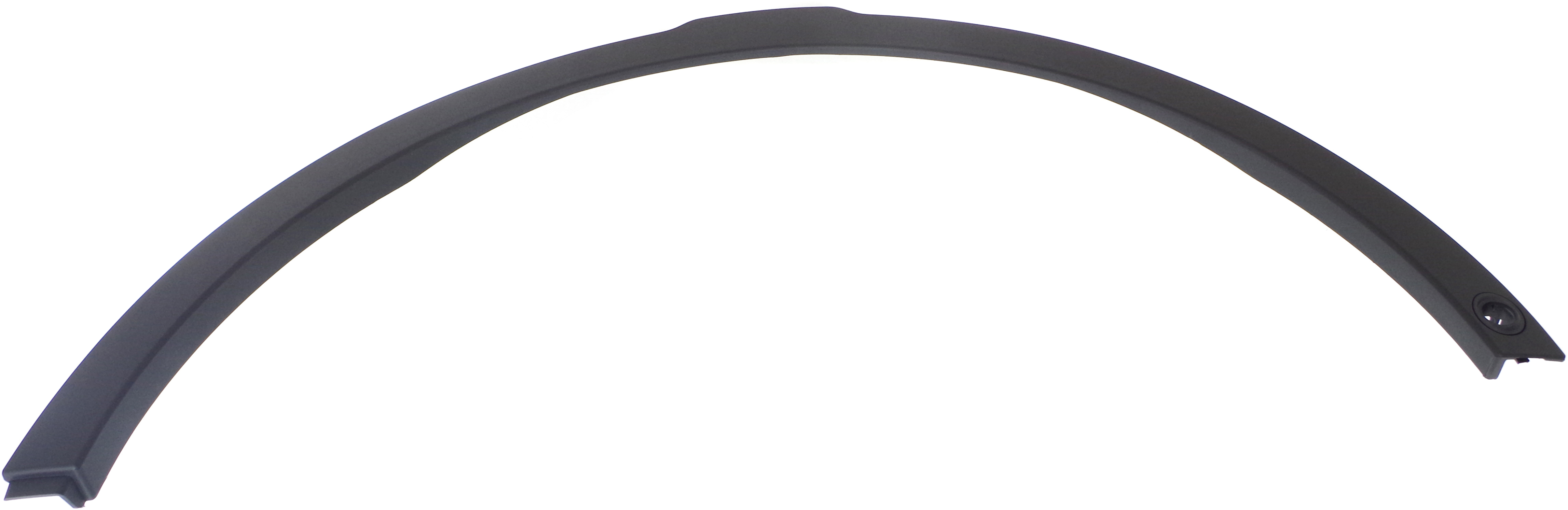 AM RANGE ROVER EVOQUE 12-19 FRONT WHEEL OPENING MOLDING RH Textured w Active Park Assist Snsr Holes SKU REPL221303 Partslink RO1291100 OEM LR044278
