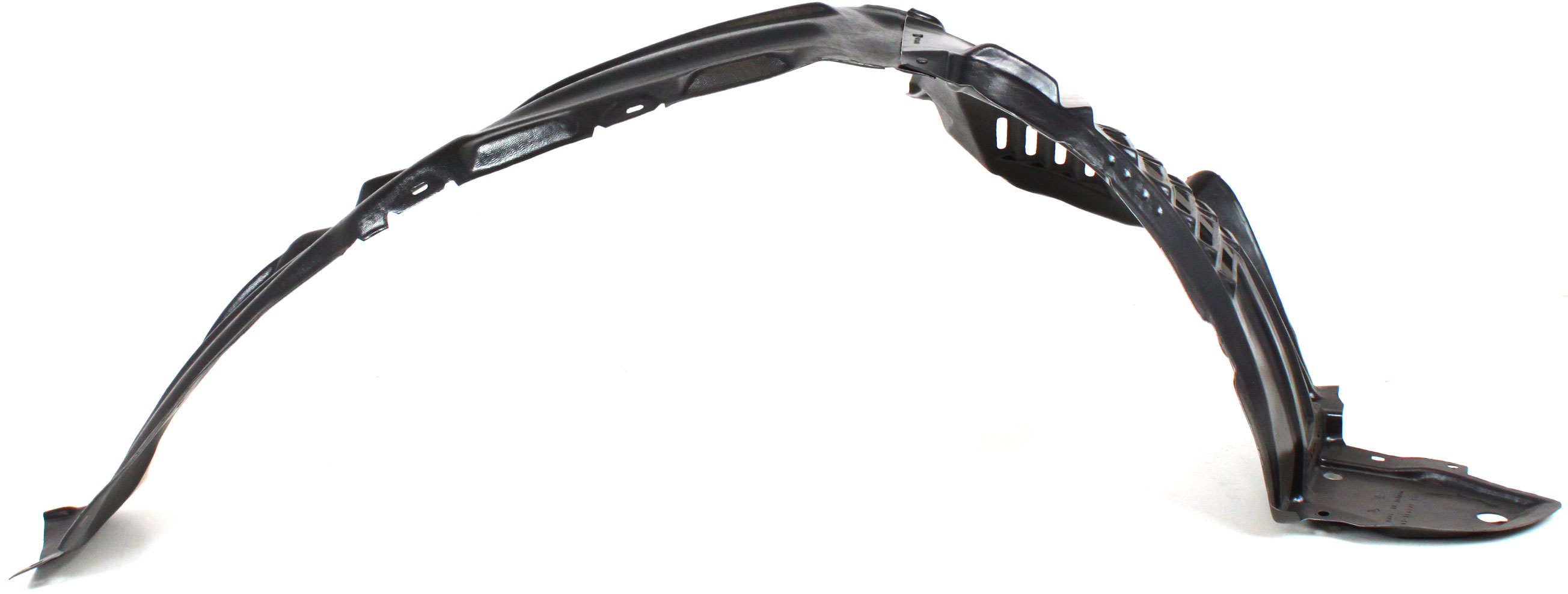 AM LX570-08-15 FRONT FENDER LINER RH Front Section Plastic Vacuum Form SKU REPL222105 Partslink LX1249107 OEM 5387560131