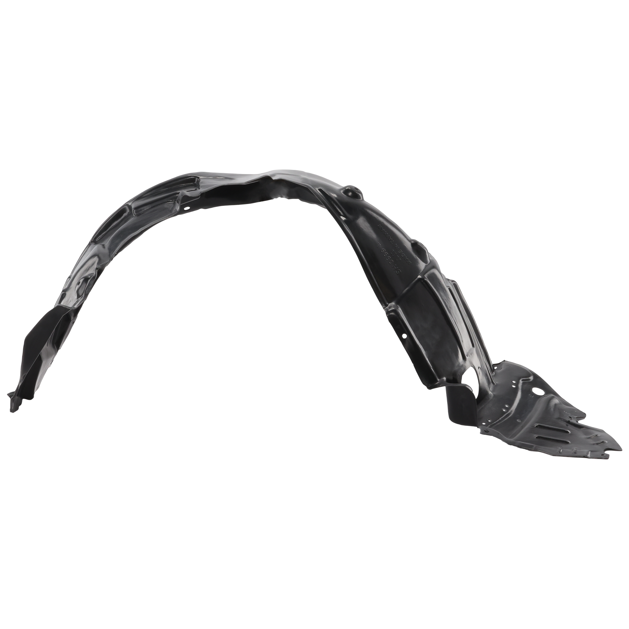 AM IS250 IS350-10-15 FRONT FENDER LINER LH Plastic Vacuum Form C Model w o F Sport Package SKU REPL222114 Partslink LX1248109 OEM 5380653050