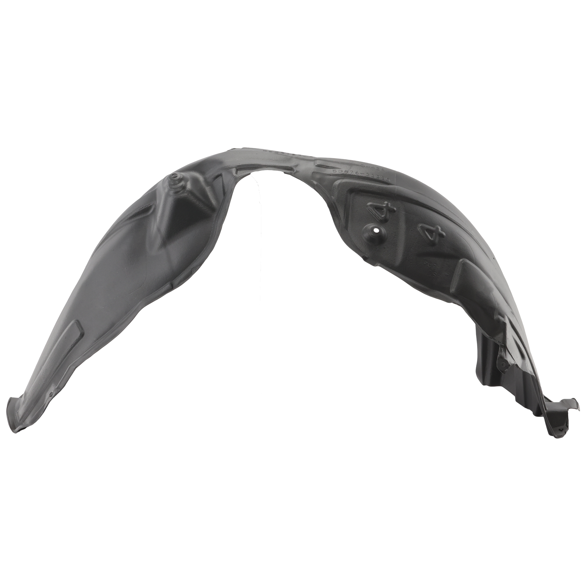 AM ES300H ES350-13-18 FRONT FENDER LINER LH Plastic Vacuum Form w Extension Sheet CAPA SKU REPL222138Q Partslink LX1248119C OEM 5387633200-5387606270