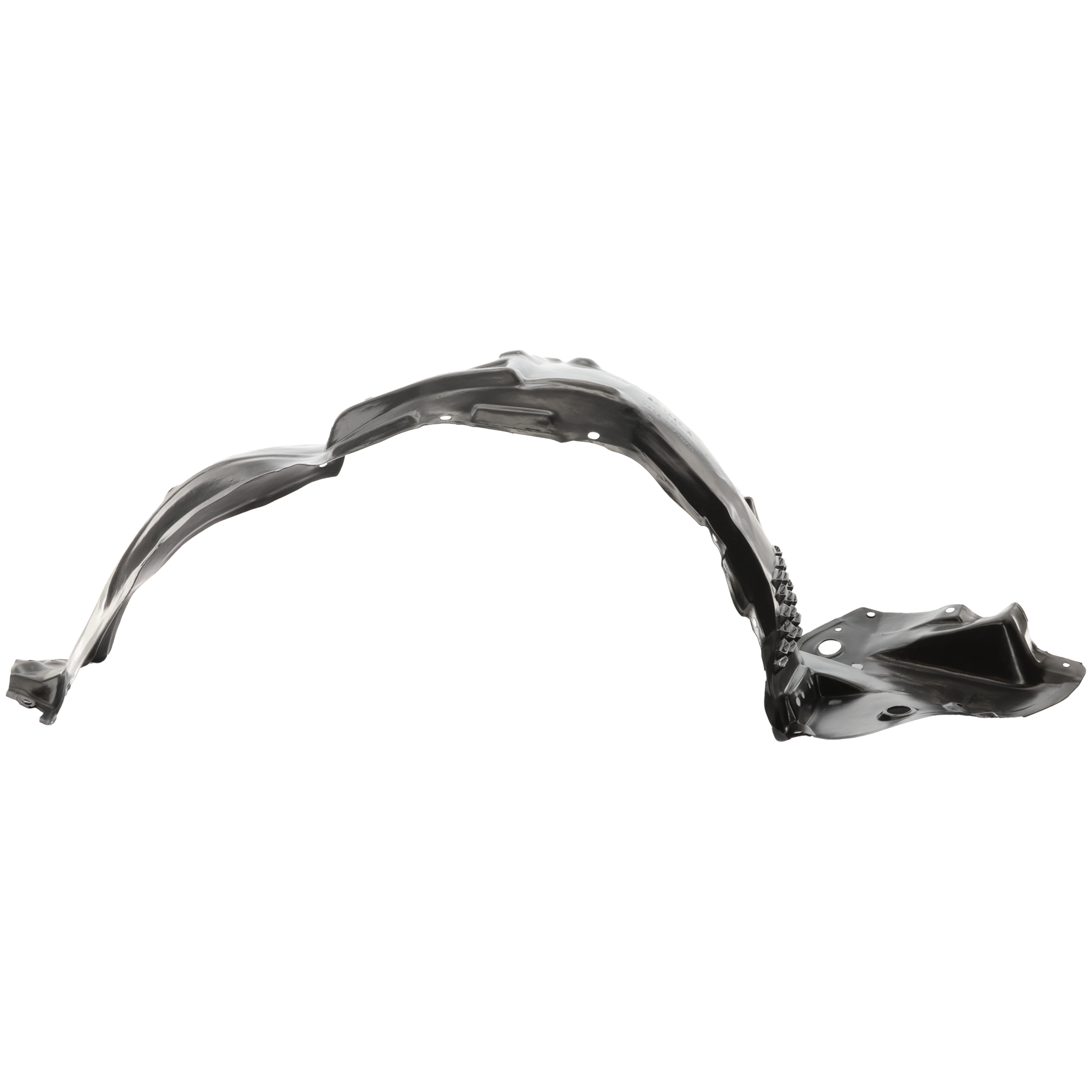 AM RX350-14-15 RX450H 13-15 FRONT FENDER LINER RH w F Sport Pkg Plastic Vacuum Form SKU REPL222141 Partslink LX1249121 OEM 538050E100