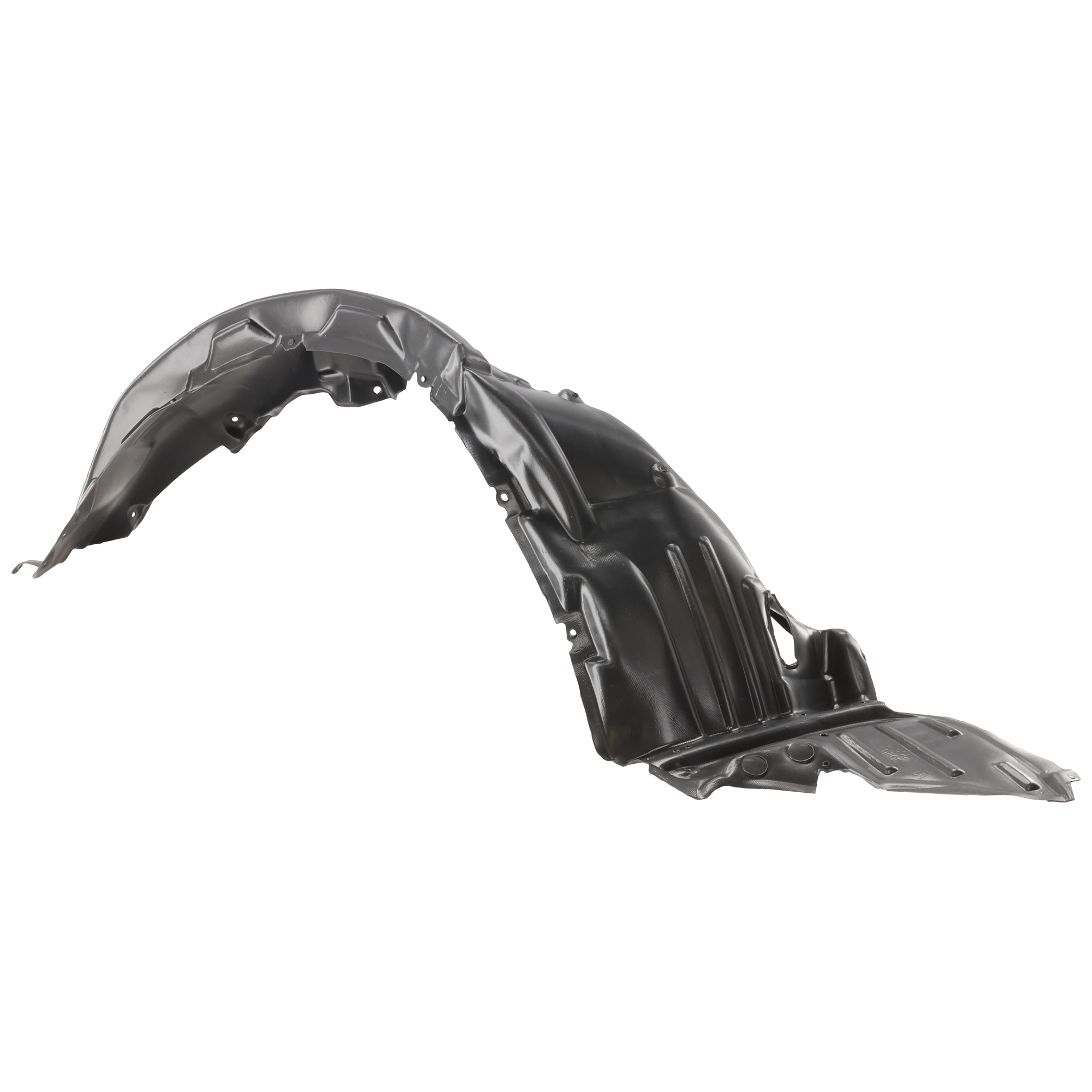 AM GS350 GS450H 13-16 FRONT FENDER LINER RH Plastic Vacuum Form Assembly w Extension Sheet SKU REPL222145 Partslink LX1249122 OEM 5380530203