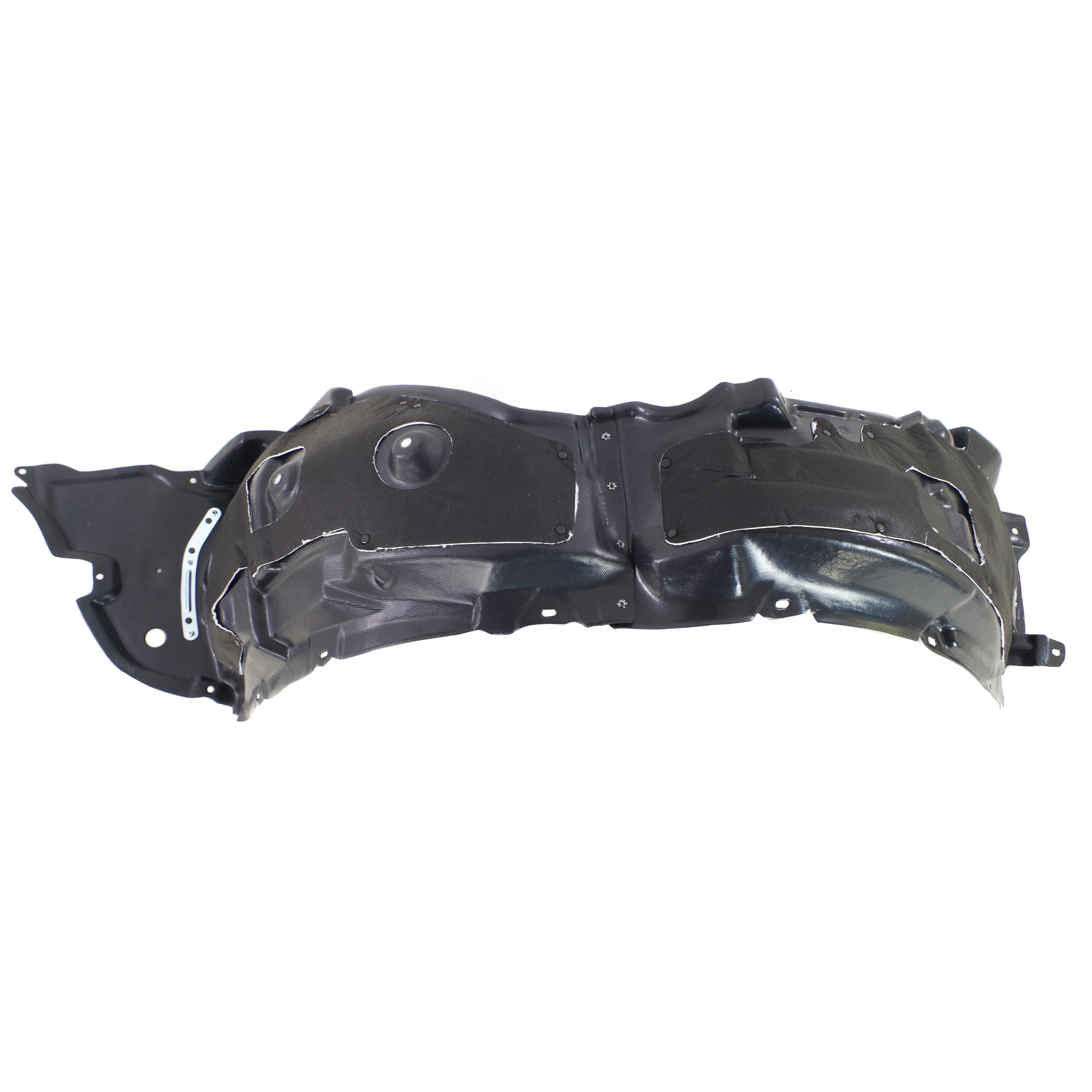 AM IS250 IS350-11-13 FRONT FENDER LINER LH Plastic Vacuum Form Exc. C Model w Extension Sheet CAPA SKU REPL222152Q Partslink LX1248116C OEM 5380653060