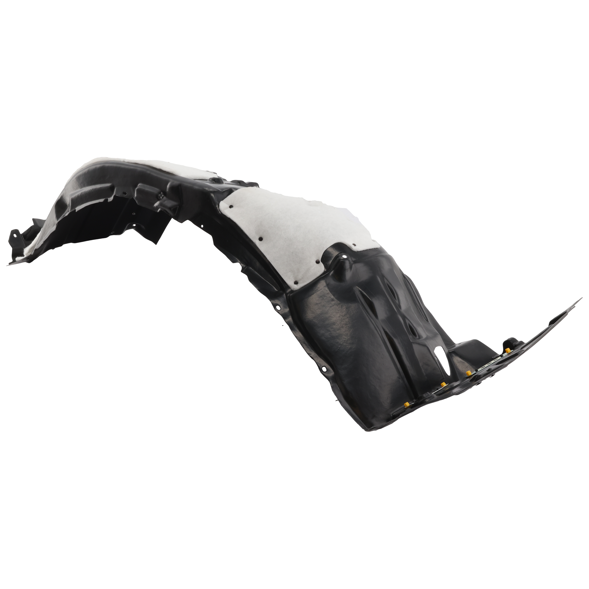 AM LS460 LS600H 13-17 FRONT FENDER LINER RH Plastic Vacuum Form w Extension Sheet LS460 w o F Sport Pkg SKU REPL222159 Partslink LX1249131 OEM 5380550070