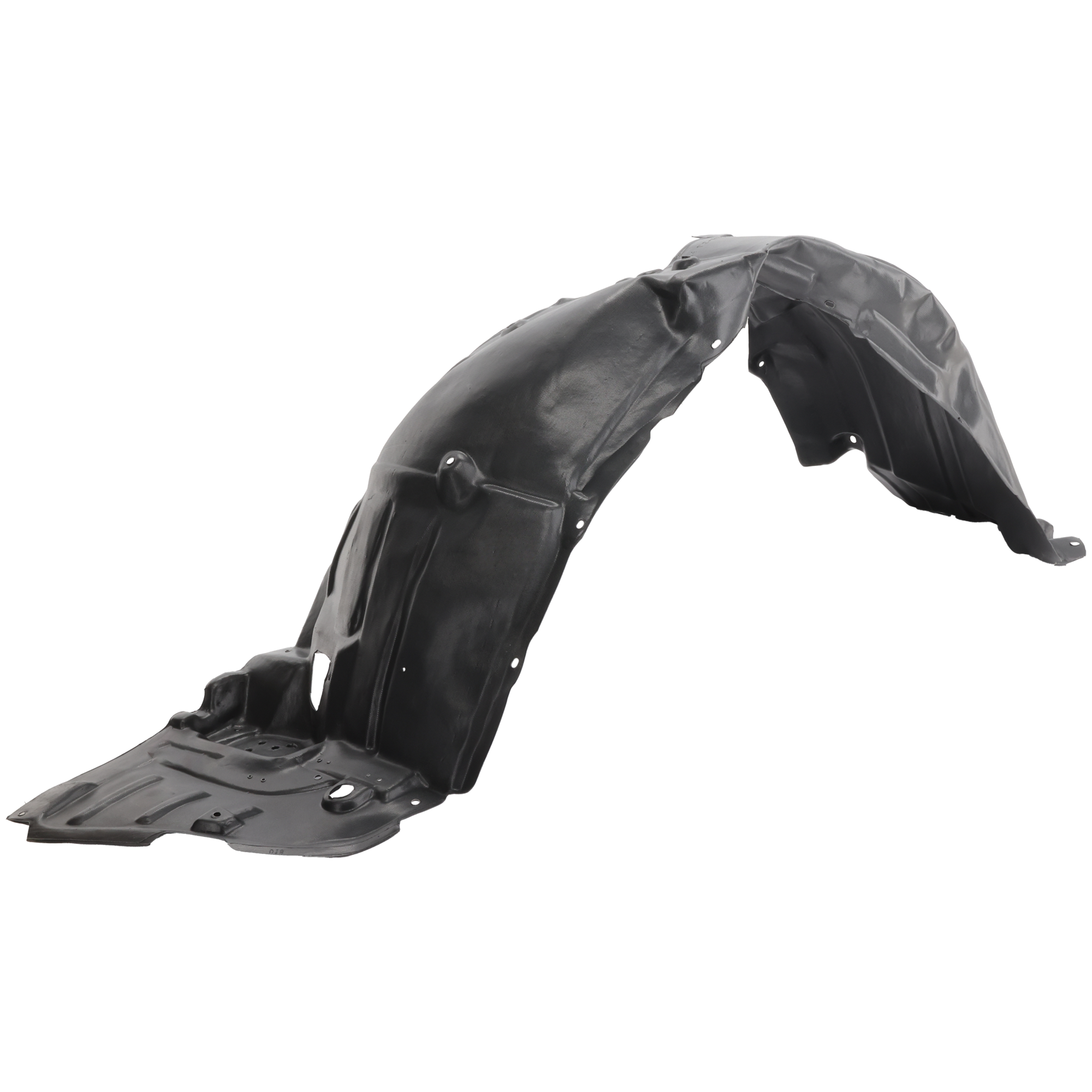 AM LS460-13-17 FRONT FENDER LINER LH Plastic Vacuum Form w Extension Sheet w F Sport Pkg SKU REPL222162 Partslink LX1248132 OEM 5380650080