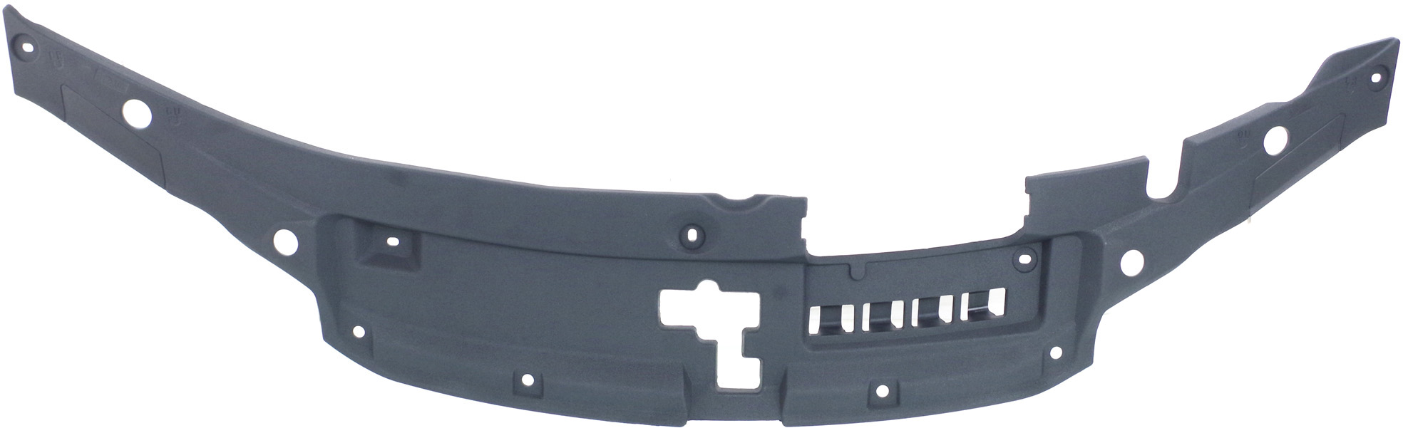 AM ES300H ES350-13-18 RADIATOR SUPPORT COVER Plastic w HID Headlights ES350 Japan Built Vehicle SKU REPL251703 Partslink LX1224102 OEM 5329533090