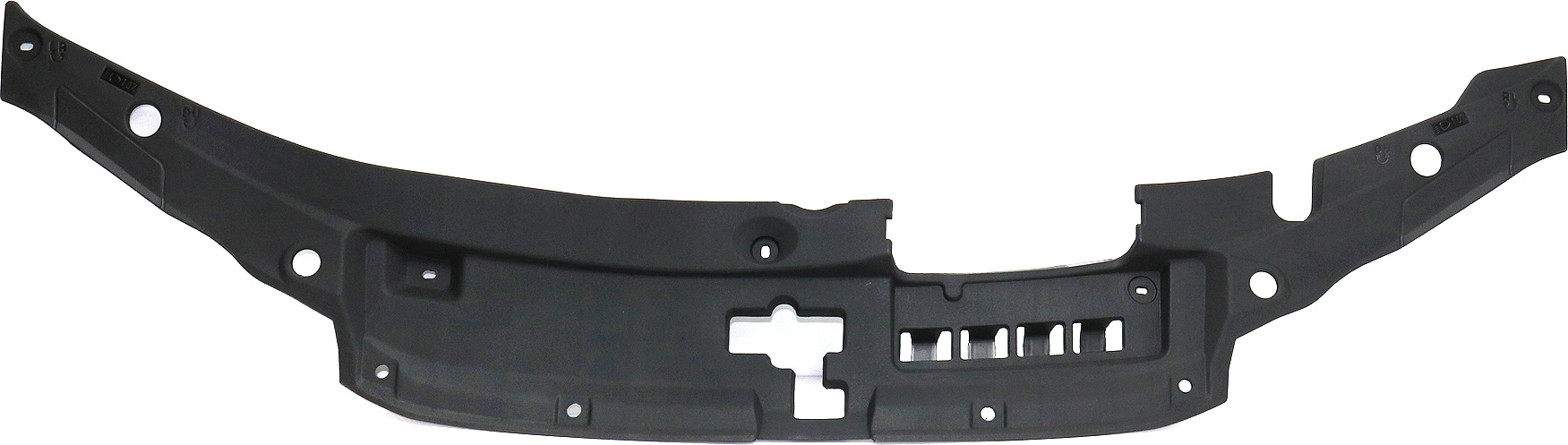 AM ES300H ES350-13-18 RADIATOR SUPPORT COVER Plastic 13-15 w o HID Headlights ES350 Japan Built Vehicle SKU REPL251707 Partslink LX1224103 OEM 5329533080