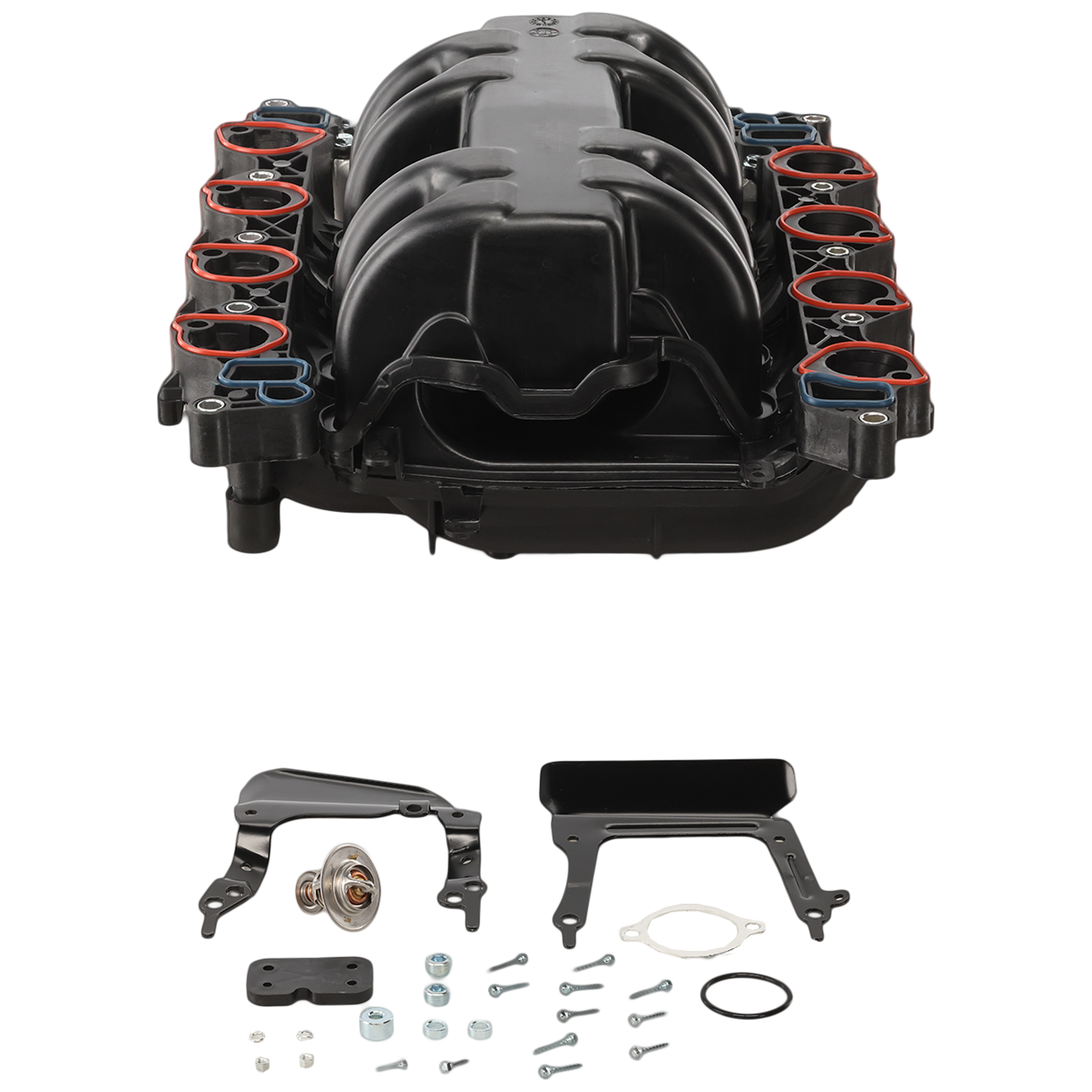 AM CROWN VICTORIA TOWN CAR 96-00 INTAKE MANIFOLD Upper 8 Cyl. 4.6L Engine Includes Thermostat Alternator Bracket Gaskets SKU REPL311902 OEM 106002-615178-872801 F6SZ9424A