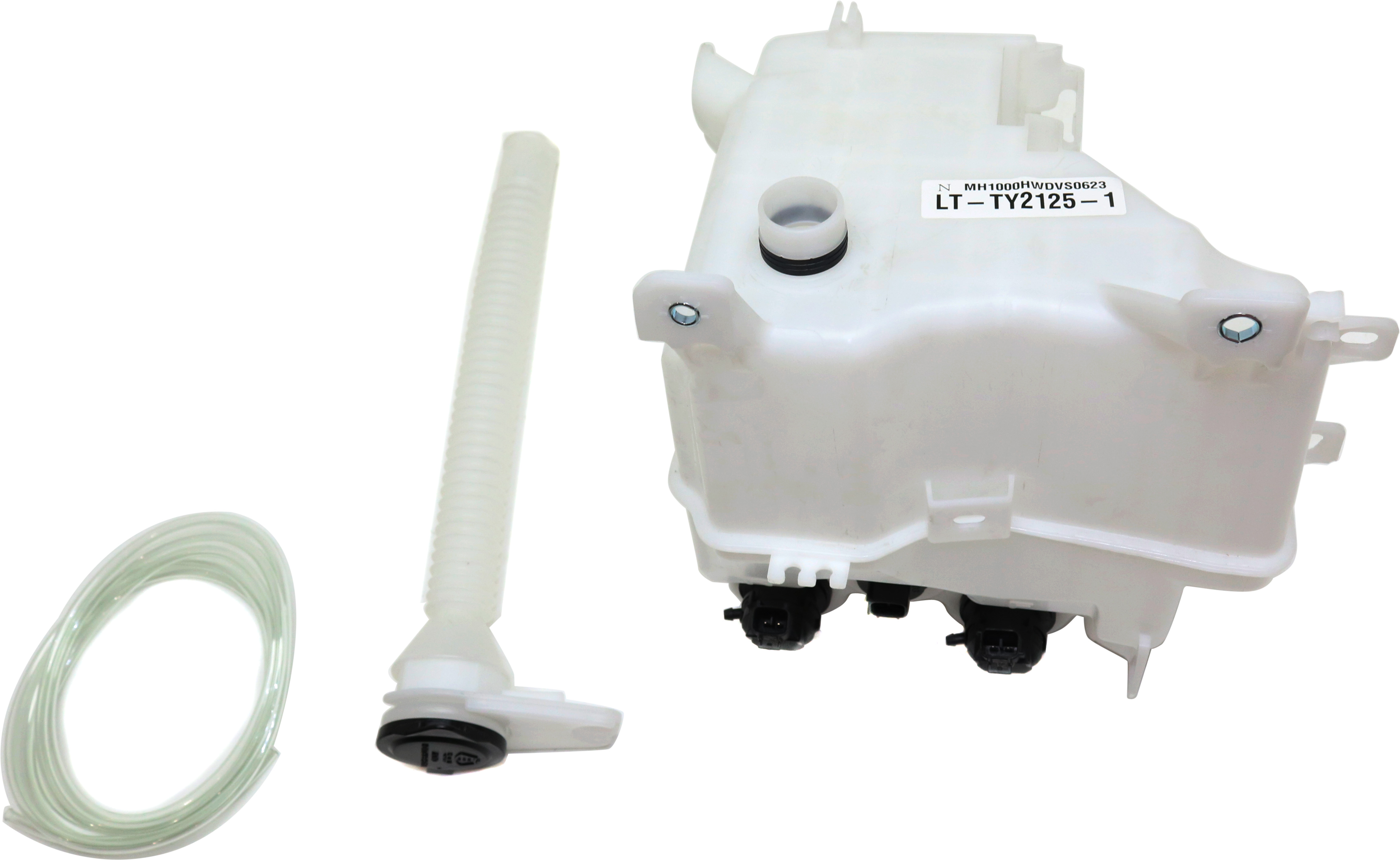 AM RX350-10-15 WASHER RESERVOIR Assy w Cap Brckt Pump Snsr and HLW Can 10-15 Jpn 10-12 Blt SKU REPL370511 Partslink LX1288123 OEM 853150E040 PFM