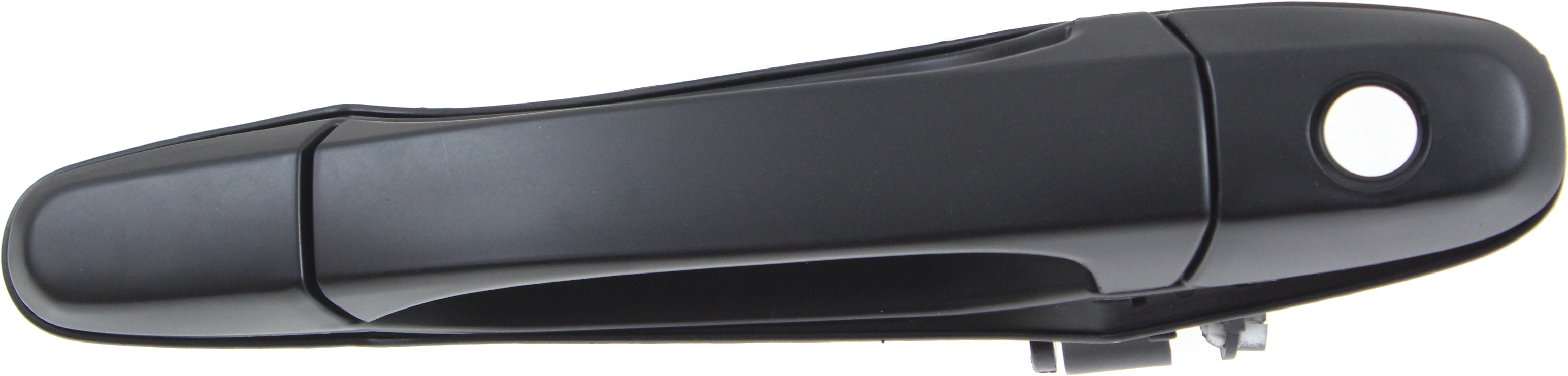 AM RX300-99-03 FRONT EXTERIOR DOOR HANDLE RH Primed Black Plastic w Keyhole SKU REPL462303 Partslink LX1311100 OEM 6921048030C0