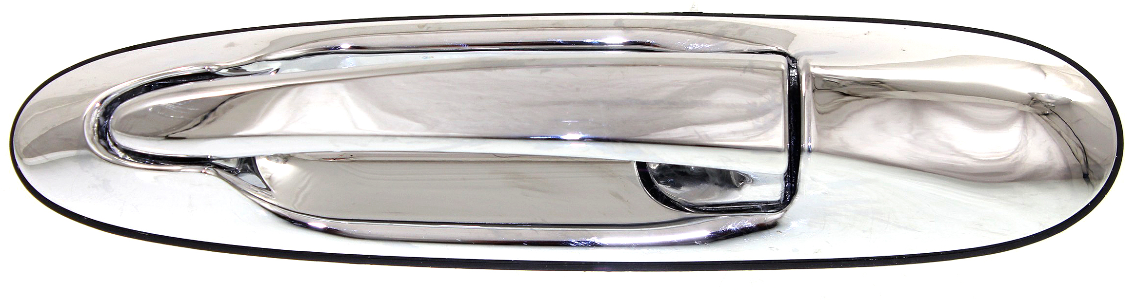 AM TOWN CAR 98-02 REAR EXTERIOR DOOR HANDLE LH All Chrome SKU REPL491310C Partslink FO1520115 OEM YW1Z5426605AA