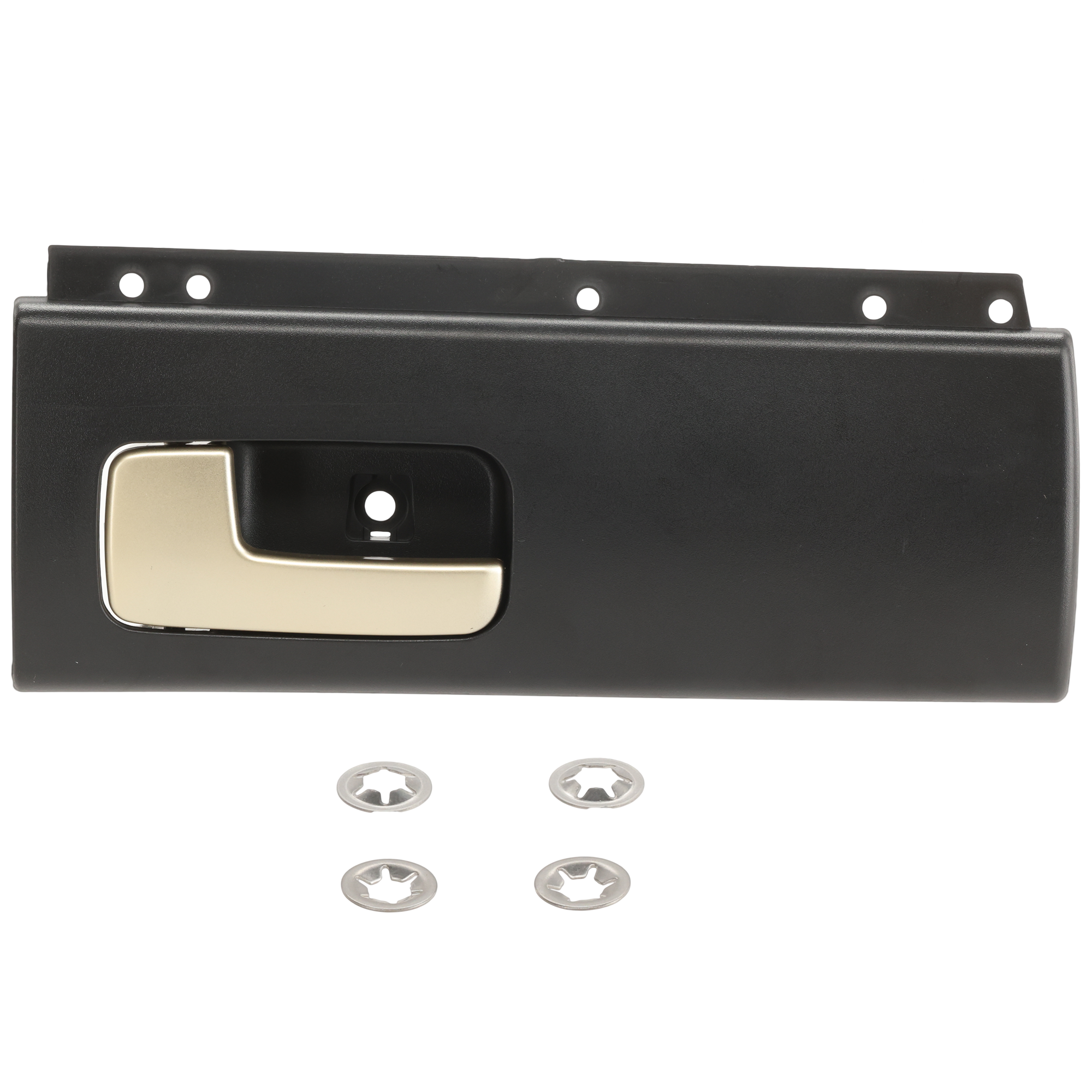 AM TOWN CAR 03-11 REAR INTERIOR DOOR HANDLE LH Chrome Gold Lever + Black Housing SKU REPL491312