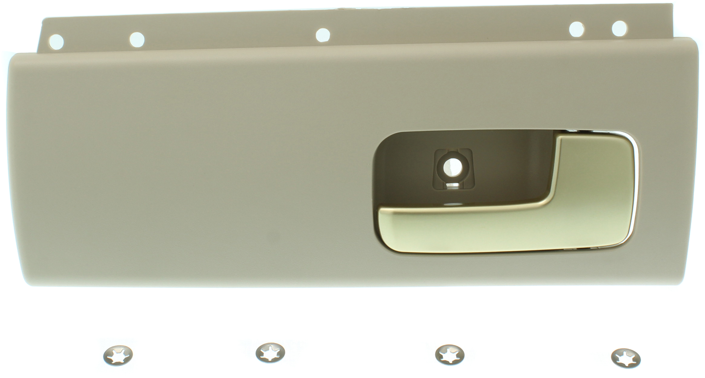AM TOWN CAR 03-11 REAR INTERIOR DOOR HANDLE RH Chrome Gold Lever + Beige Housing SKU REPL491313