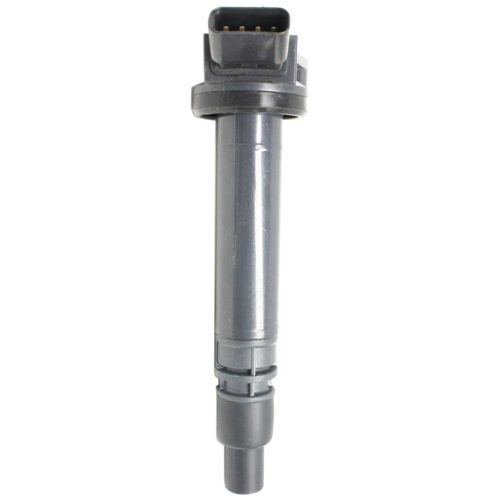 AM 4RUNNER 10-22 AVALON 05-18 IGNITION COIL 12V 4 Prong Male Terminal Blade Type Black and Chrome Coil on Plug SKU REPL504609 OEM 5052-48726-50099-230480-23