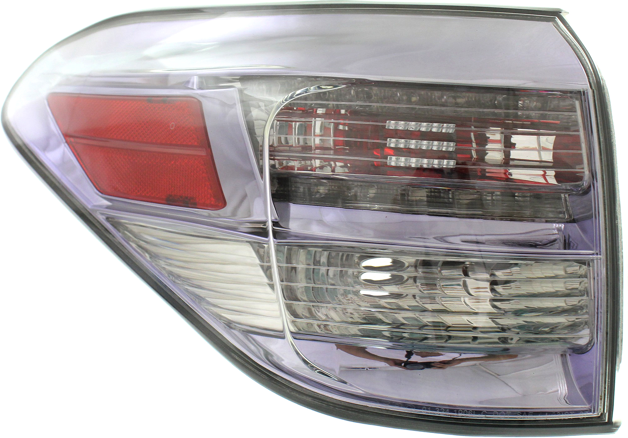AM RX450H 10-12 TAIL LAMP LH Outer Lens and Housing Japan Built Vehicle SKU REPL730314 Partslink LX2804110 OEM 8156148260