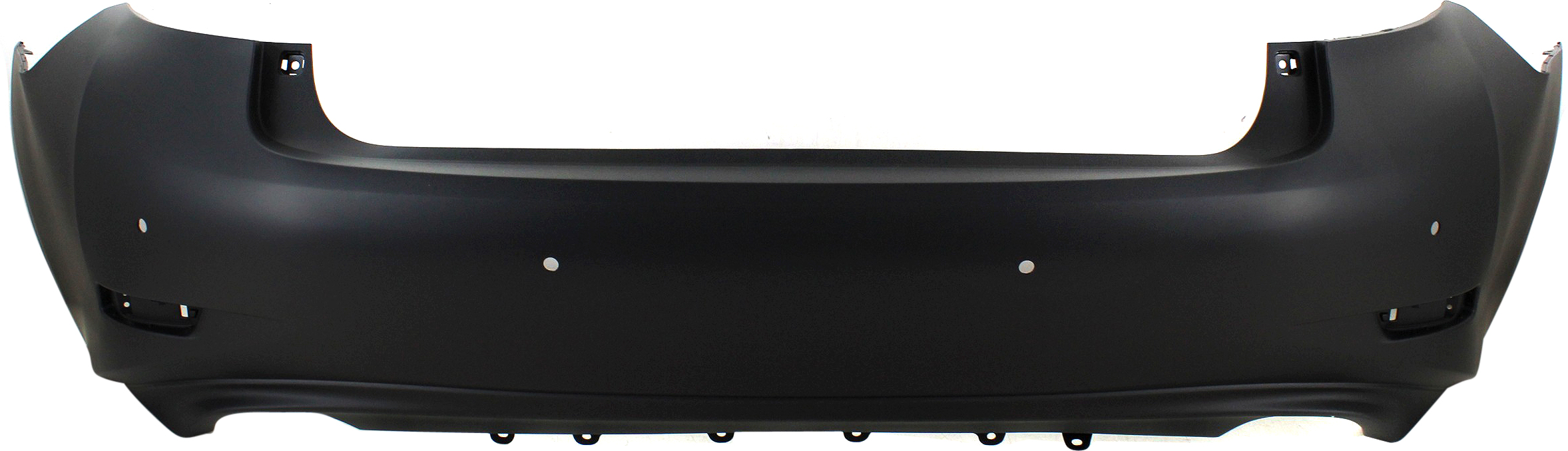 AM ES350-13-15 REAR BUMPER COVER Primed w Parking Aid Sensor Holes SKU REPL760128P Partslink LX1100161 OEM 5215933953