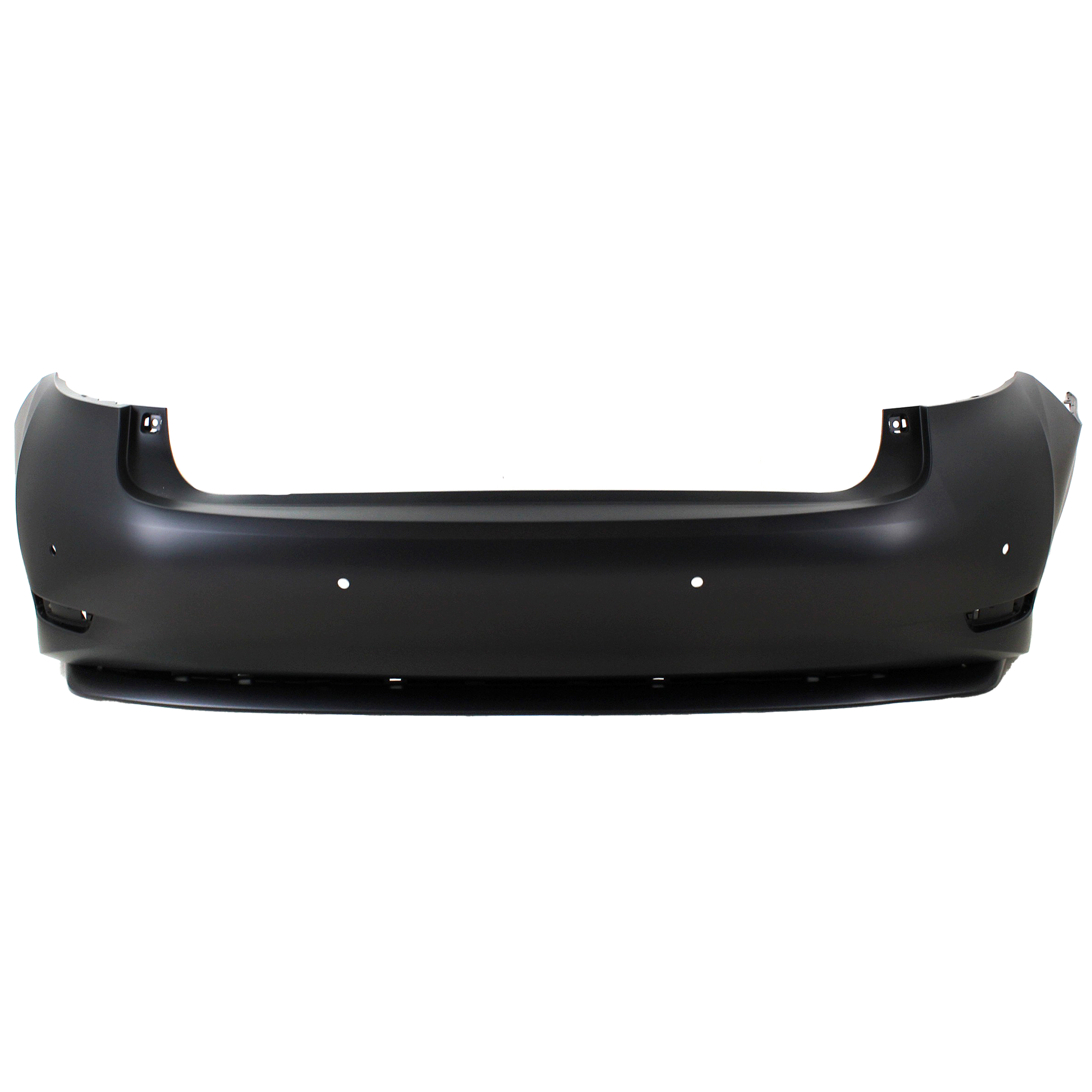 AM ES300H 13-15 REAR BUMPER COVER Primed w Molding and Parking Aid Sensor Holes CAPA SKU REPL760130PQ Partslink LX1100163C OEM 5215933955
